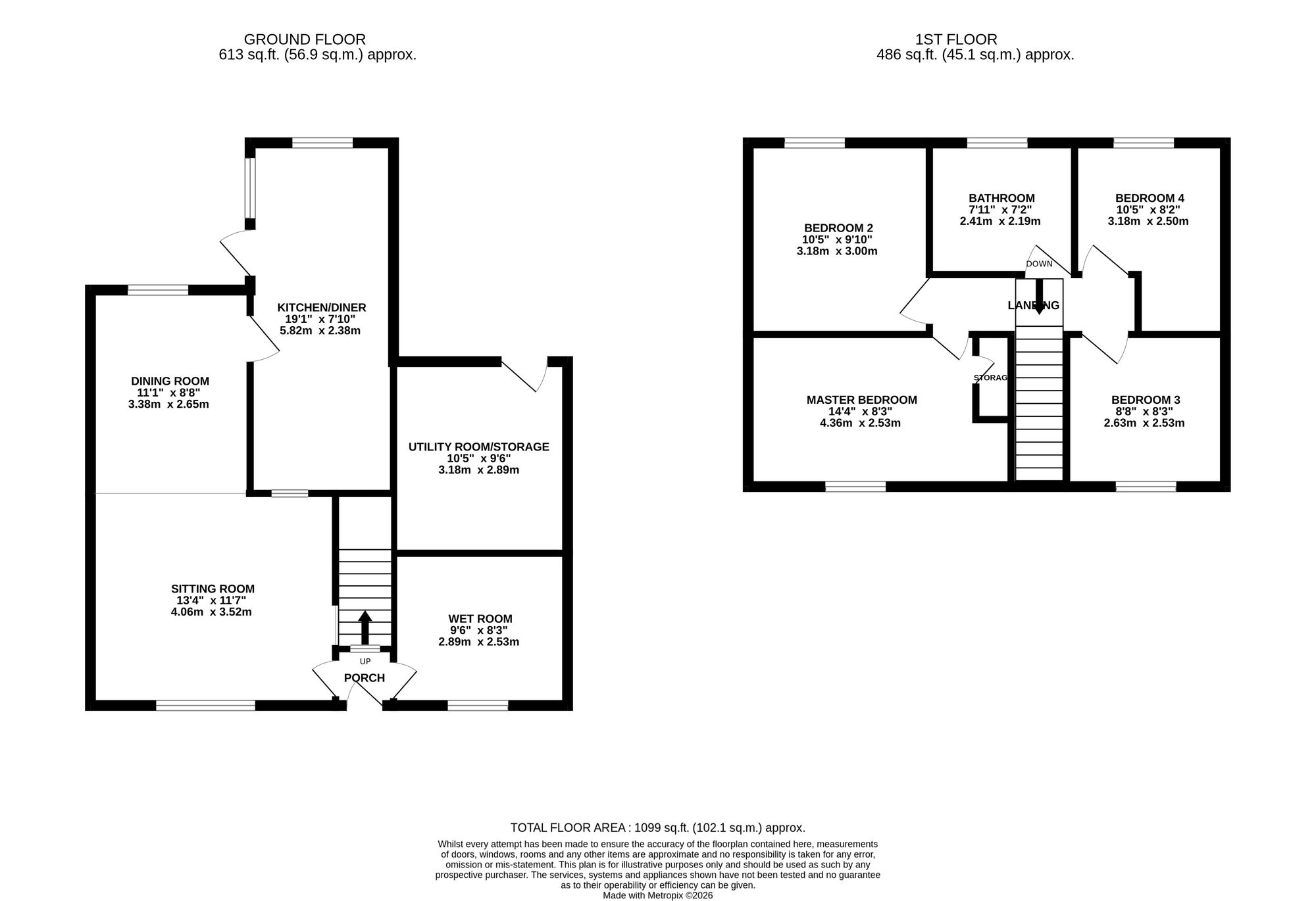 23 Brook Drive, Manchester floorplan
