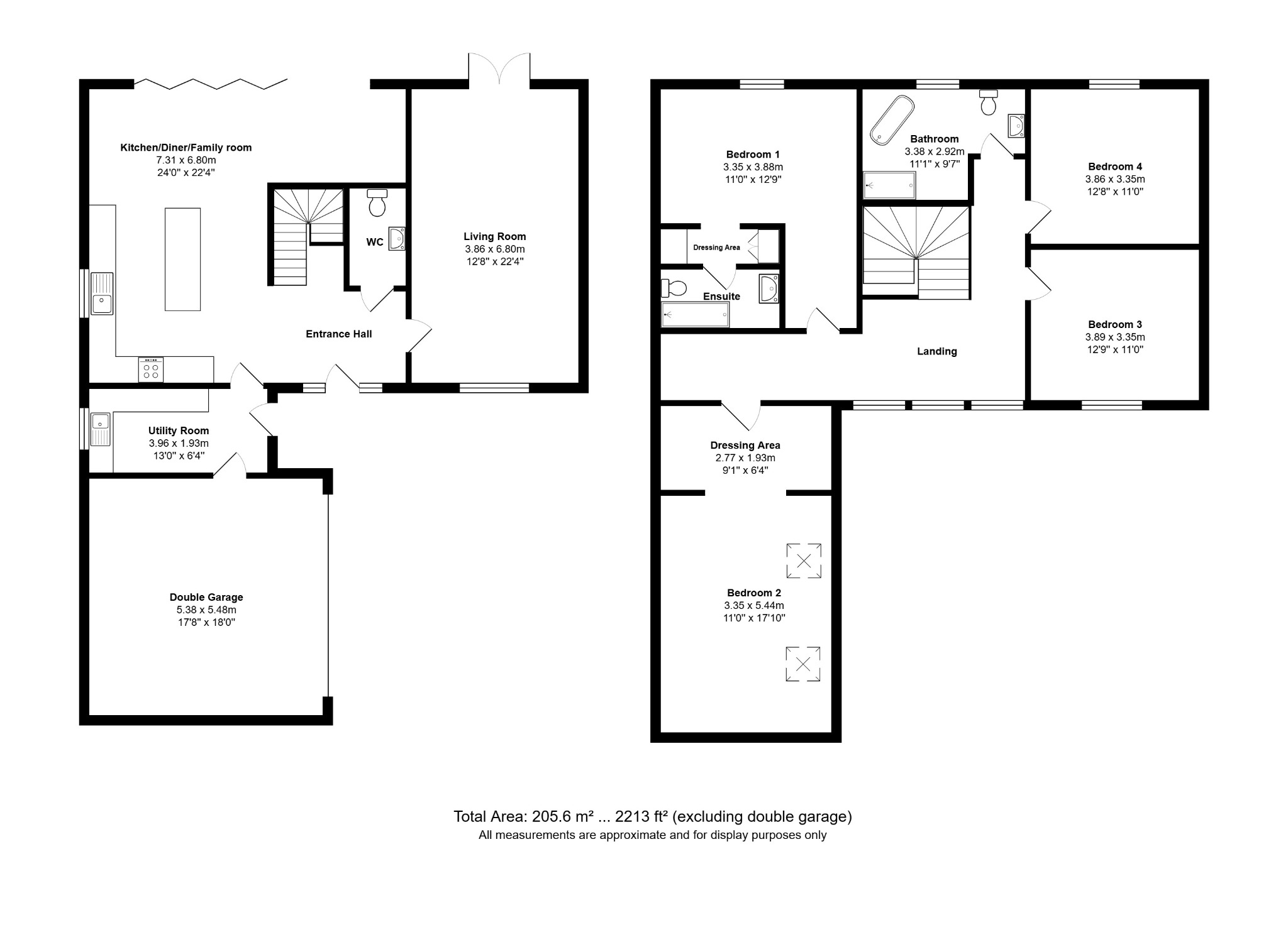 2 Bella Close, Terrington St. John, Norfolk floorplan