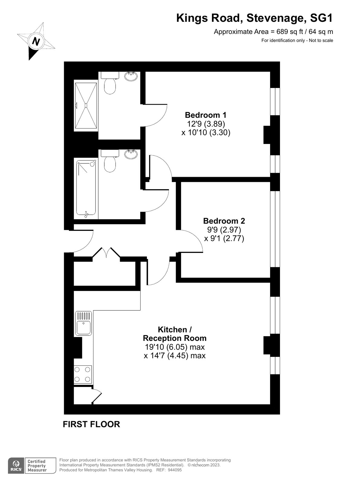 PRIVATE OR, 202, West Terrace, Six Hills House, Stevenage floorplan