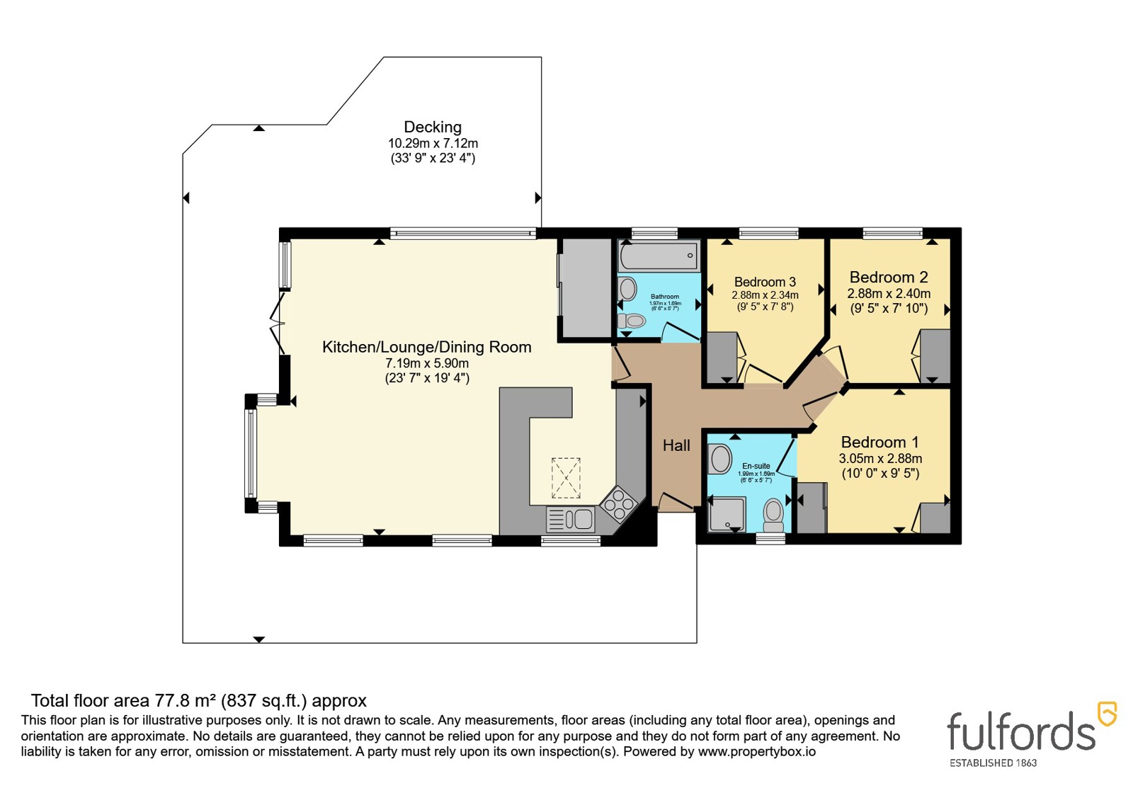 7 POPLAR,, Warren Road, Dawlish Warren floorplan