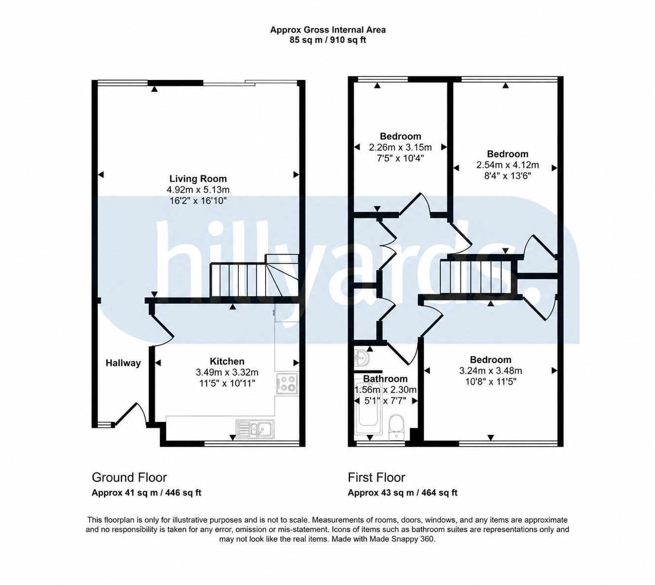 17, Marcourt Road, Stokenchurch floorplan