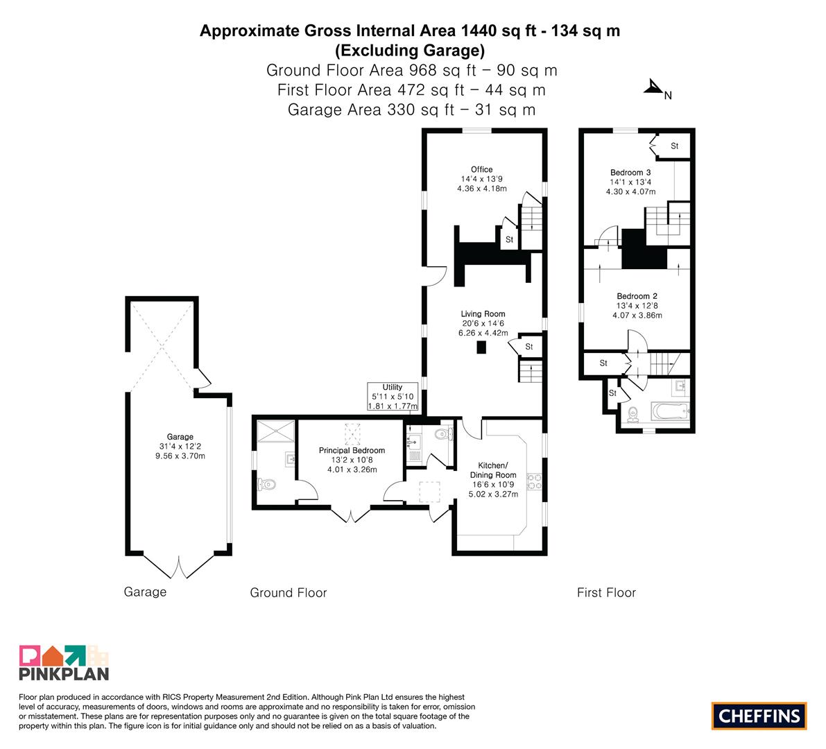60 Main Road, Little Gransden floorplan