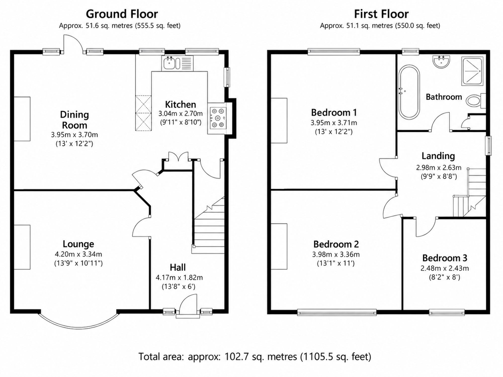 5 Malvern Road, Chesterfield floorplan
