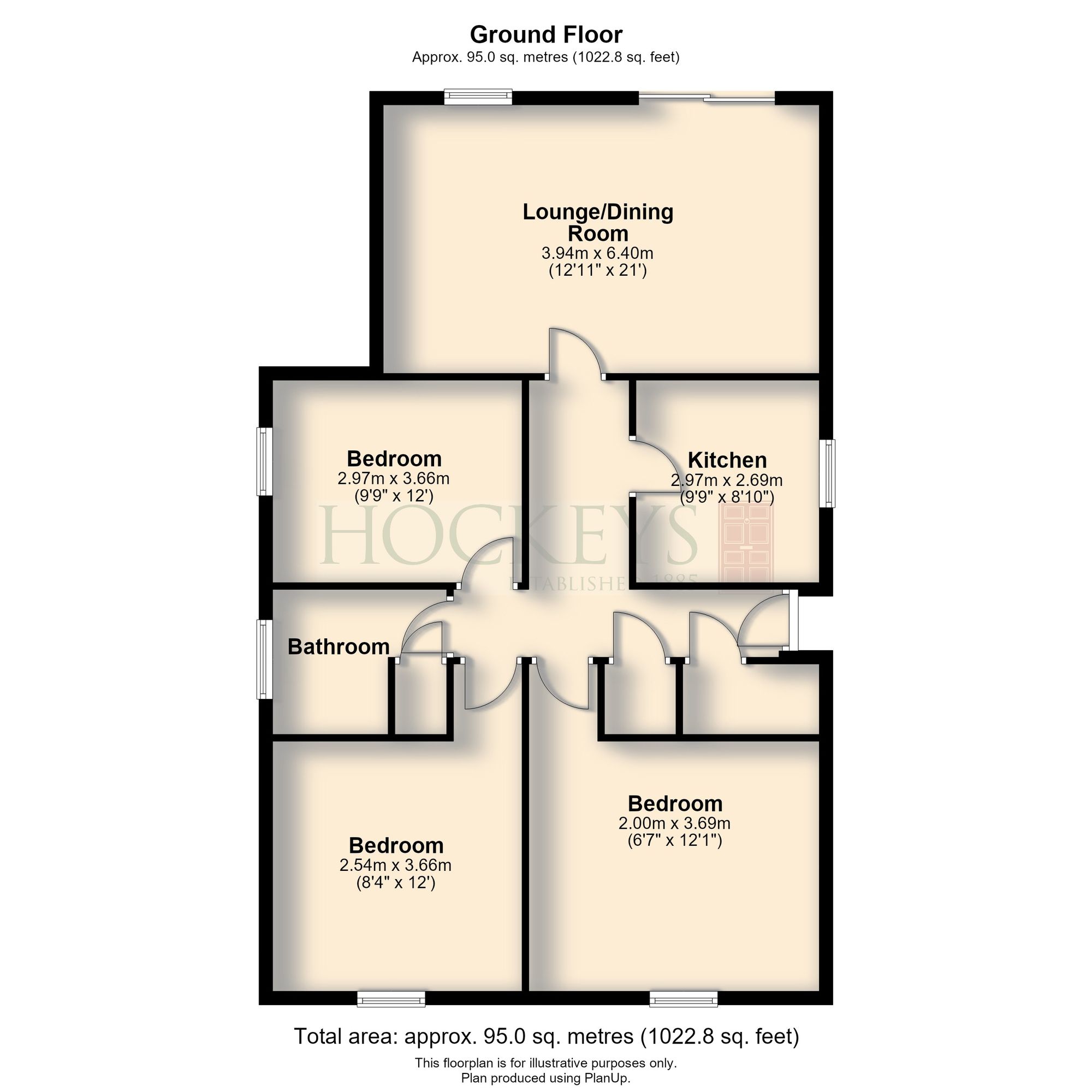22 Tunbridge Close, Cambridge floorplan