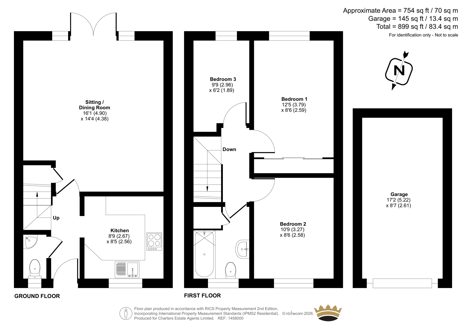 8, Blackcap Close, Hampshire floorplan
