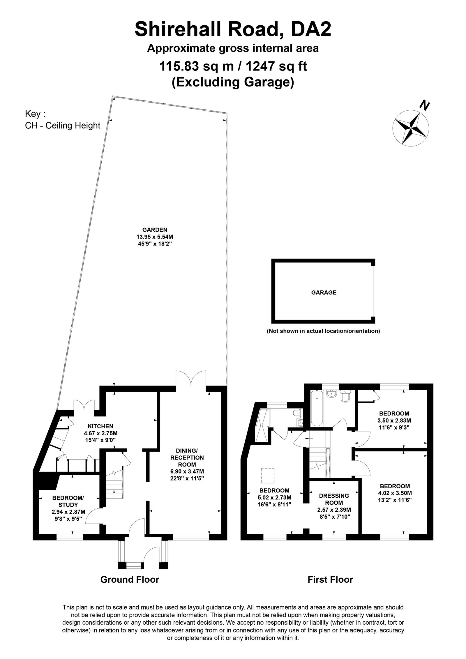 142, Shirehall Road, Dartford floorplan