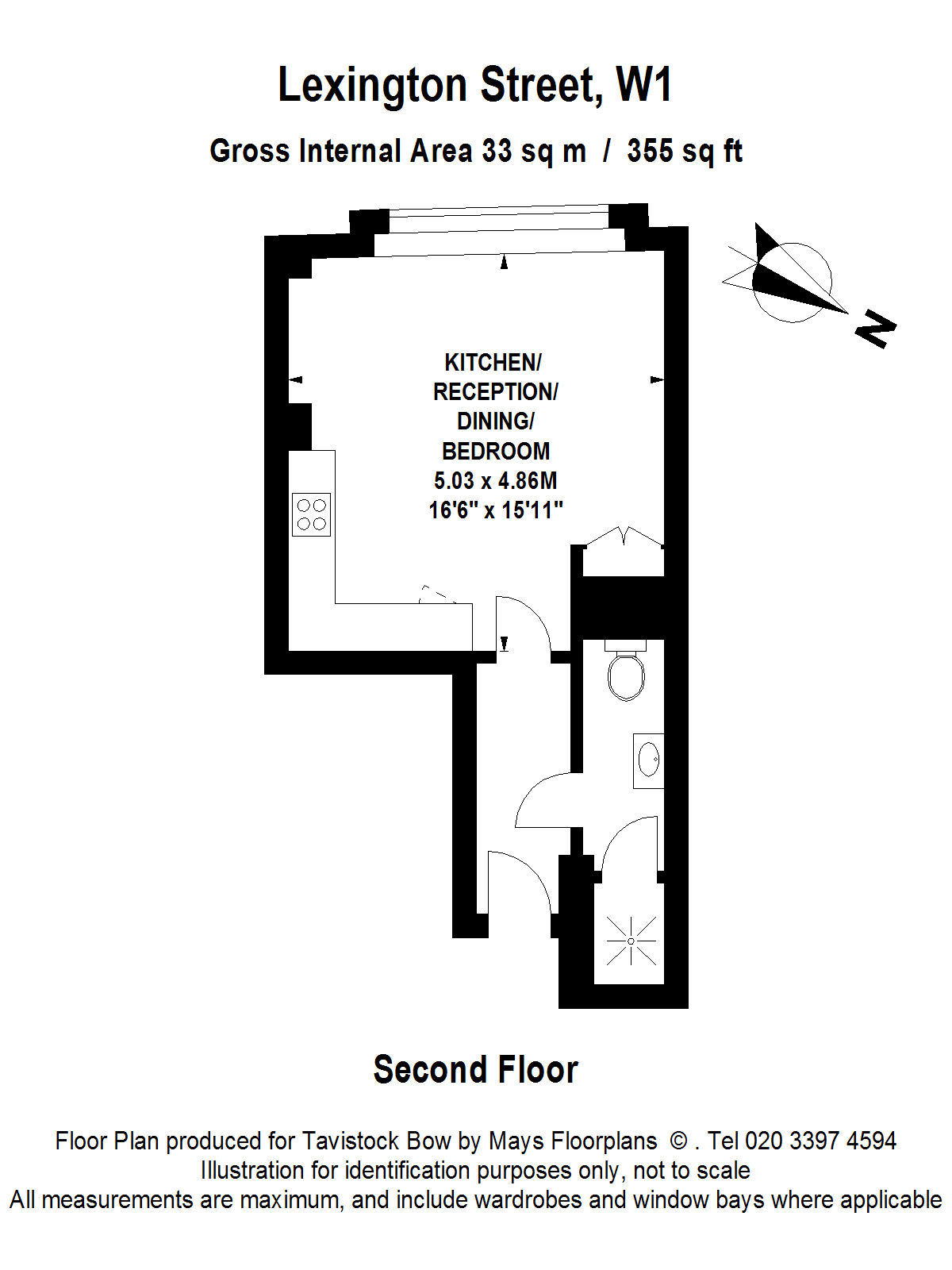 Flat 3, 48a Lexington Street, Soho floorplan