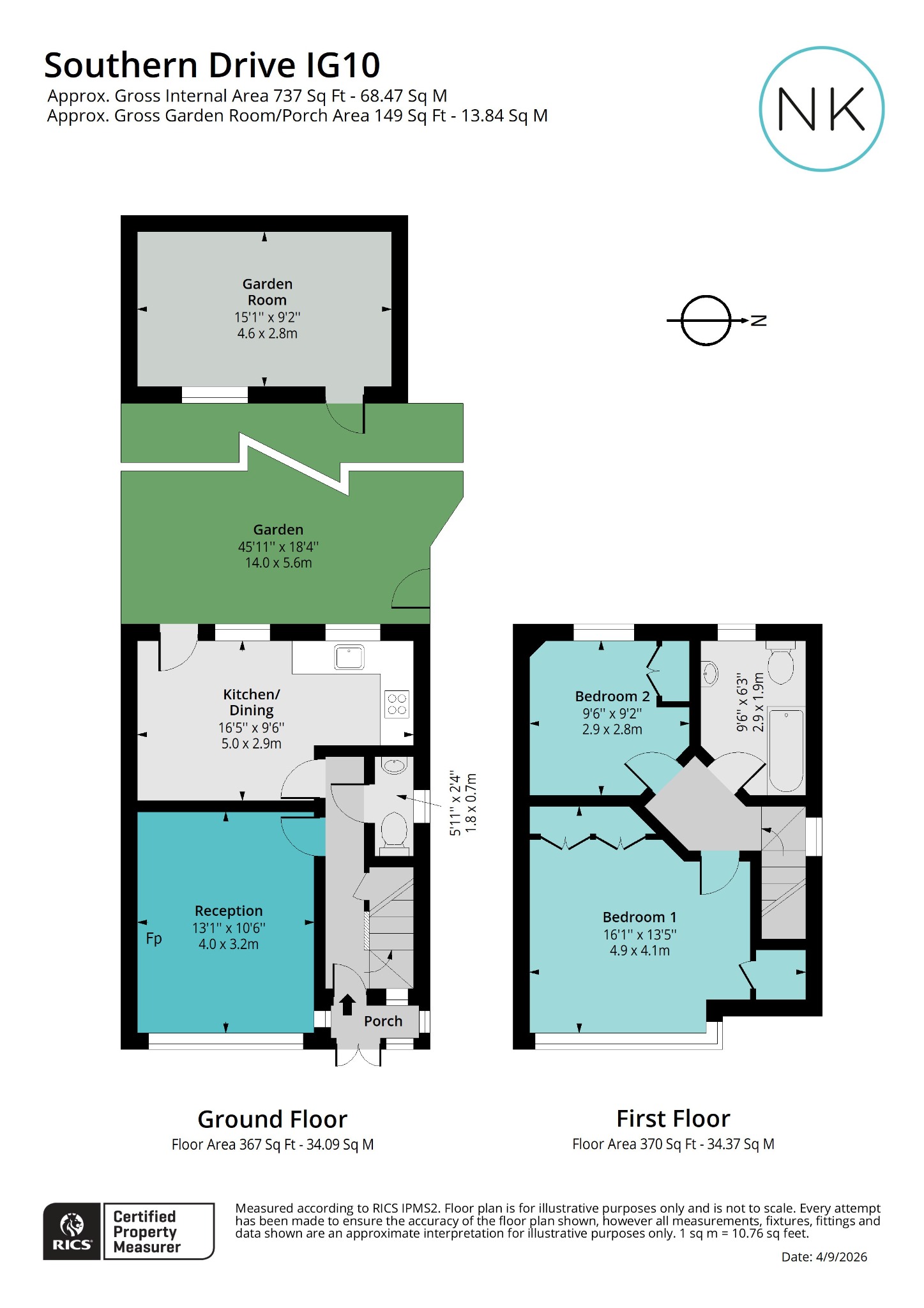 31 Southern Drive, Loughton, Essex floorplan