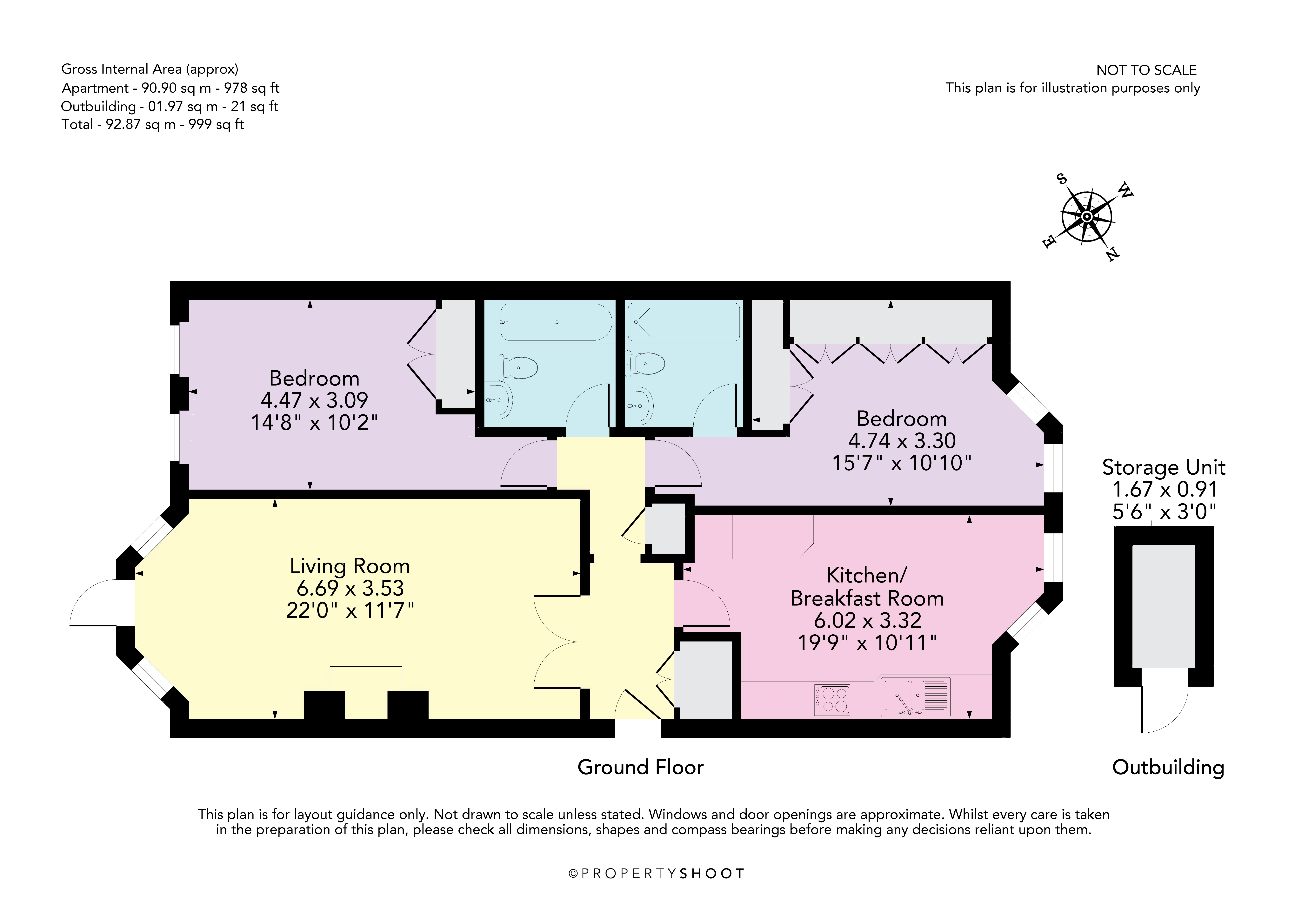 1, Palmerstone Court, Virginia Water floorplan