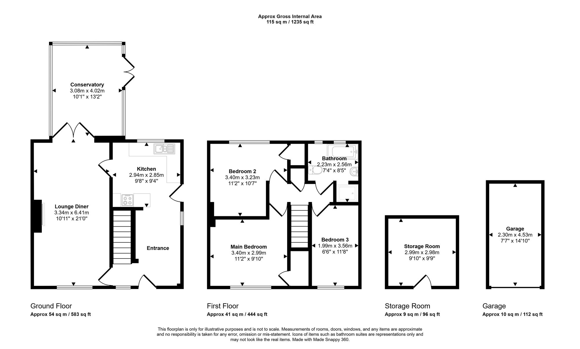 9 Kingsley Avenue, Wigan floorplan