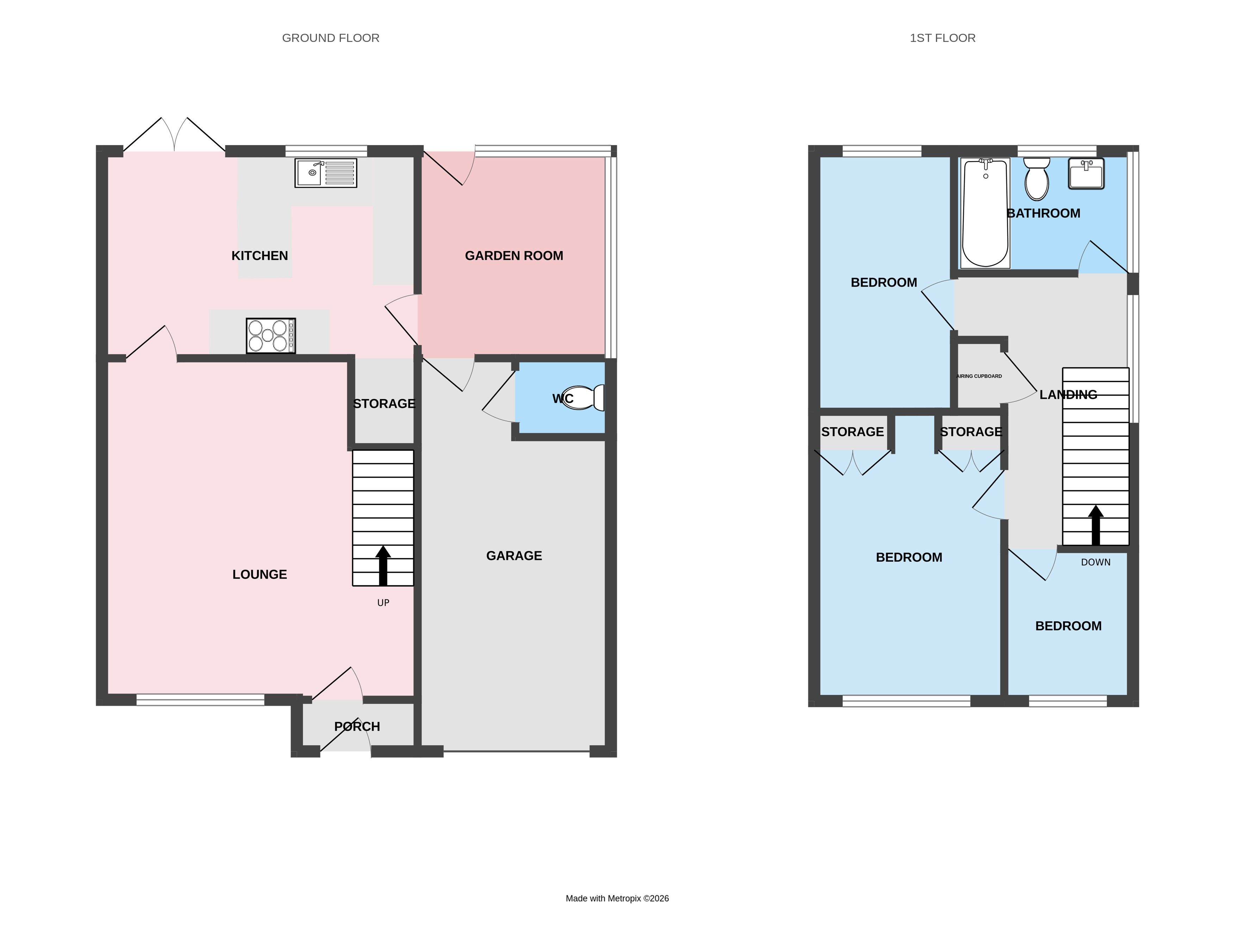 4, Stowe Close, Telford floorplan