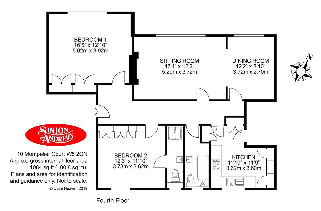 3 Bedrooms Flat for sale in Montpelier Avenue, Ealing W5