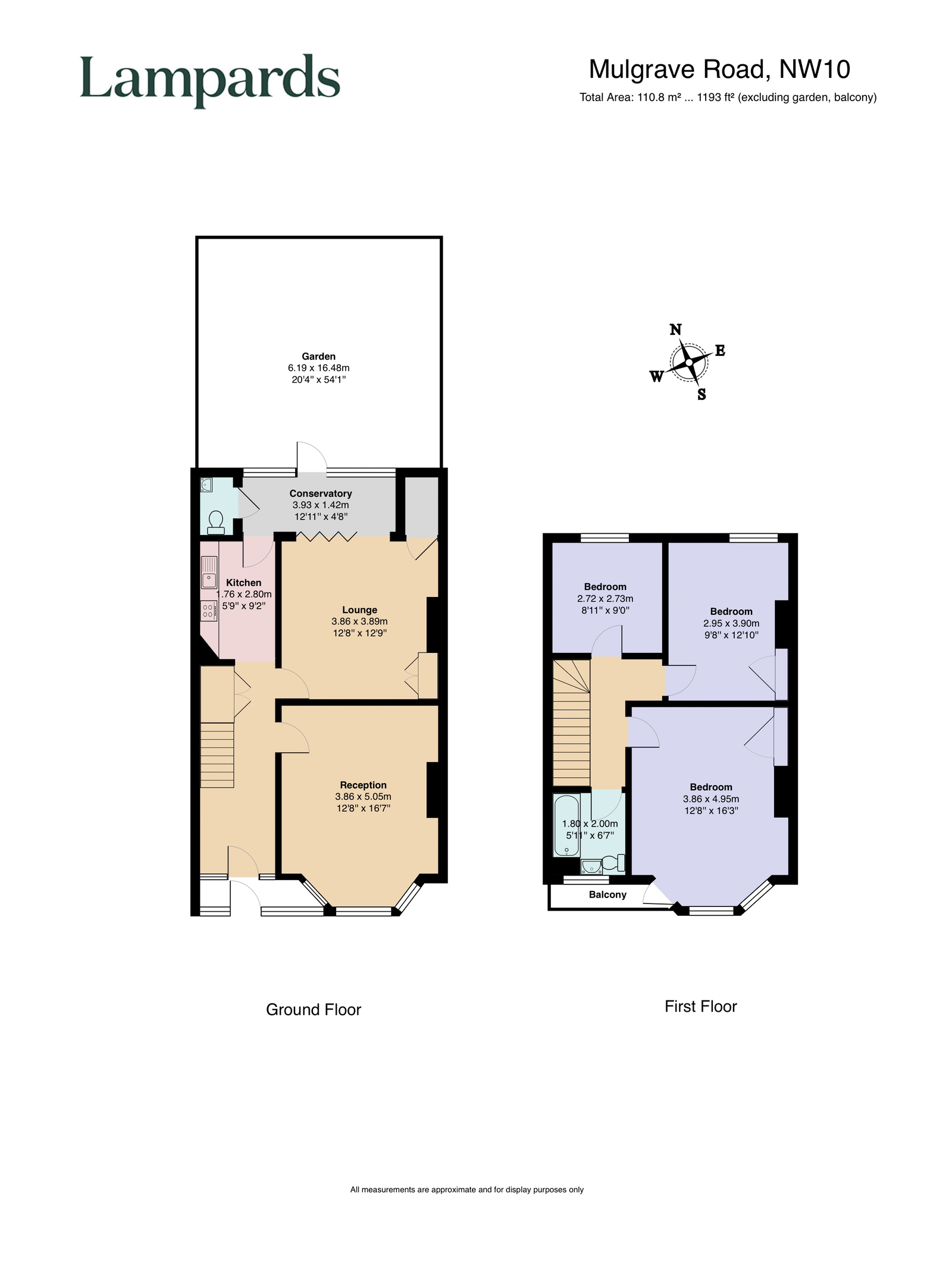 22, Mulgrave Road, London floorplan