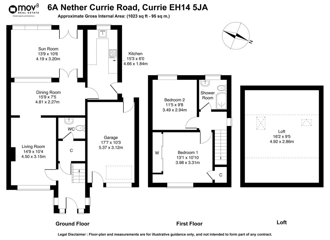 6a, Nether Currie Road, Currie floorplan