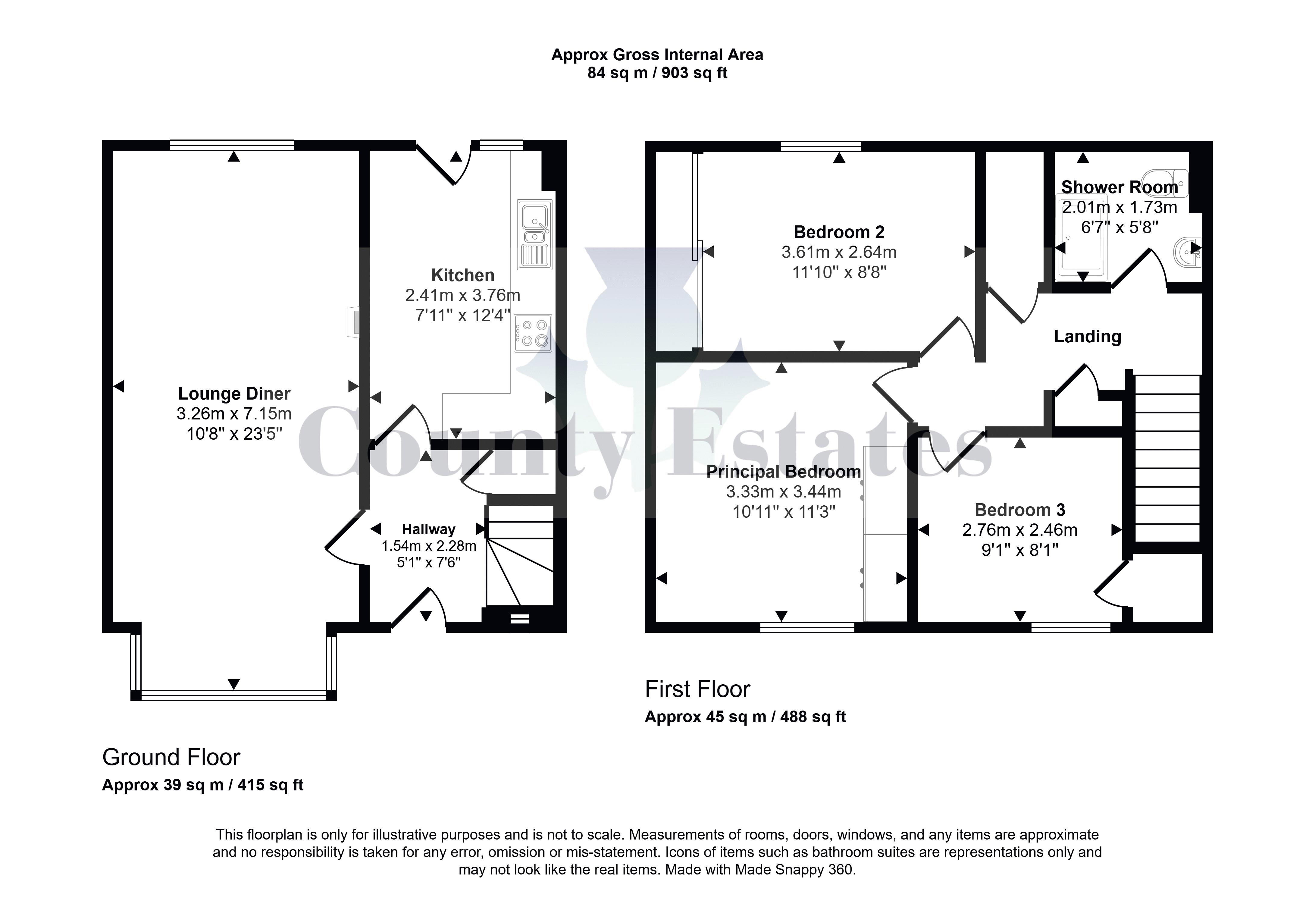 45, Chapelle Crescent, Tillicoultry floorplan
