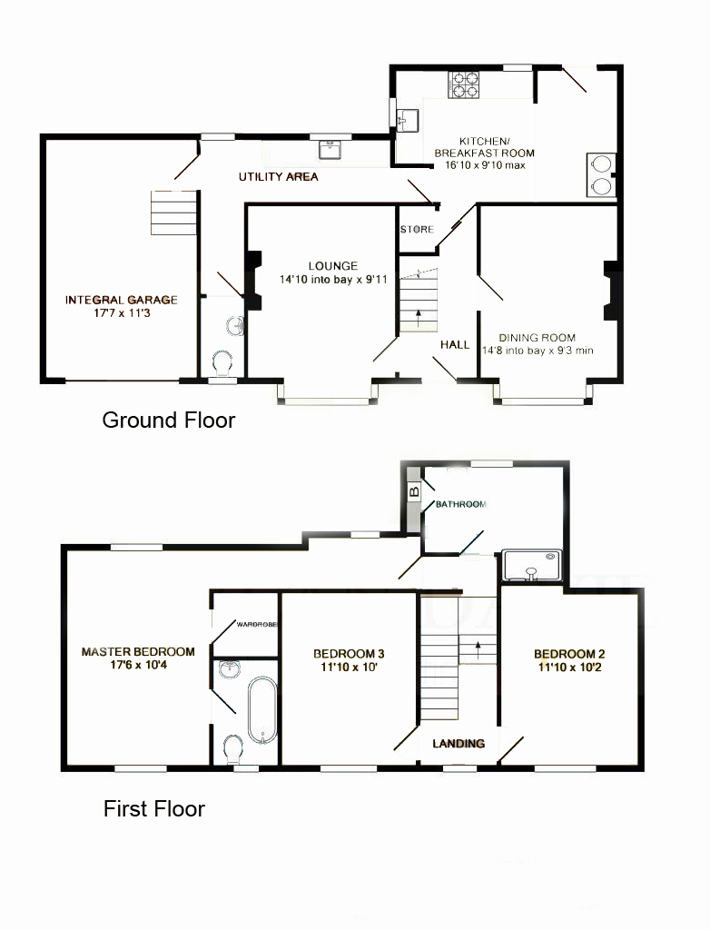 Bryn Glas, Graigwen Road, Pontypridd floorplan