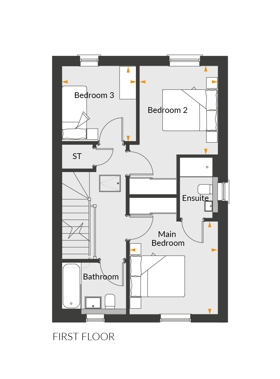 Plot 52,, Mead Fields, Banwell floorplan