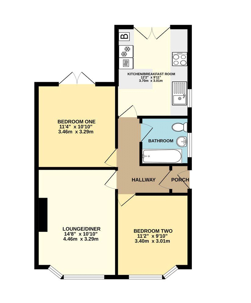 3, Nutley Way, Bournemouth floorplan