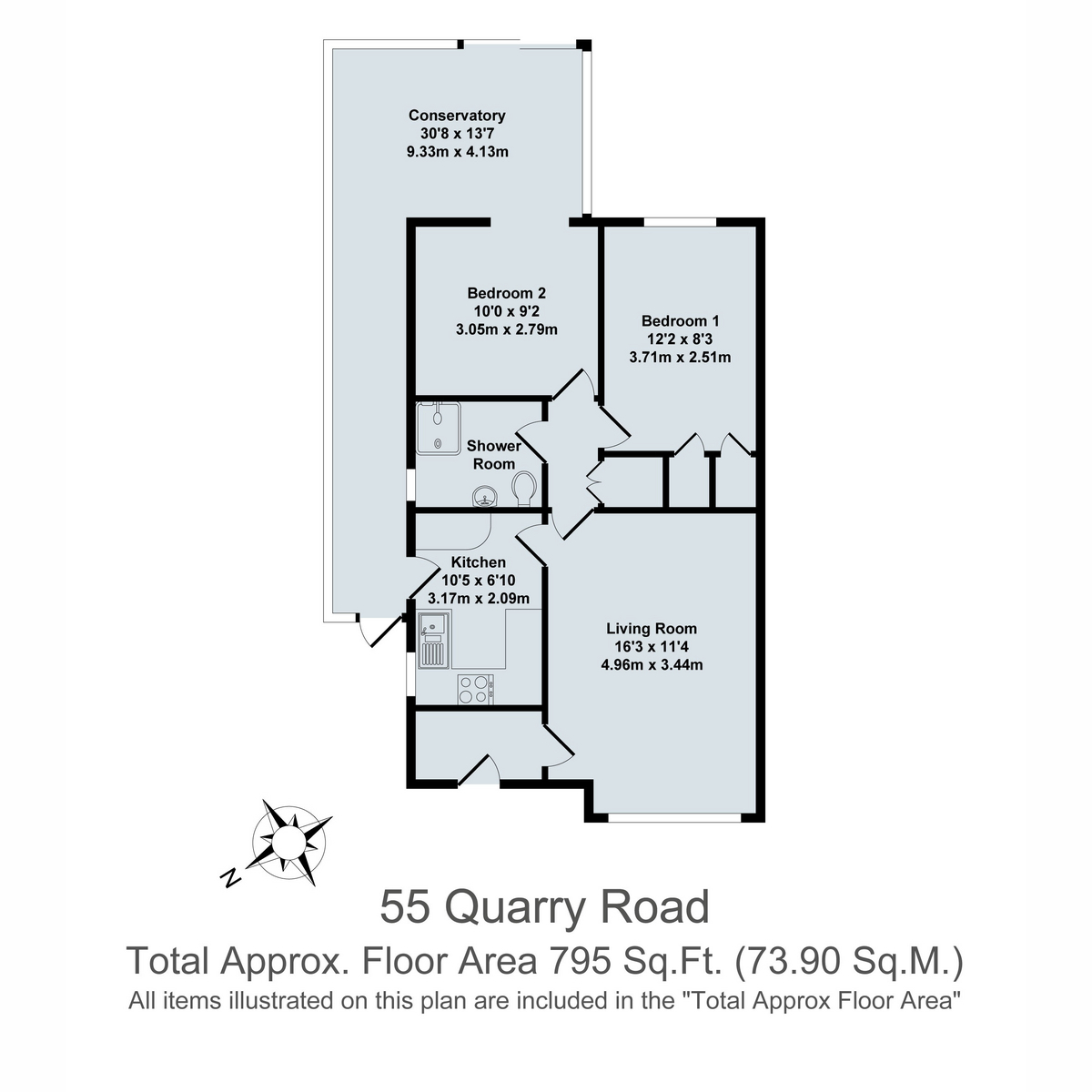 Quarry Road, Witney floorplan