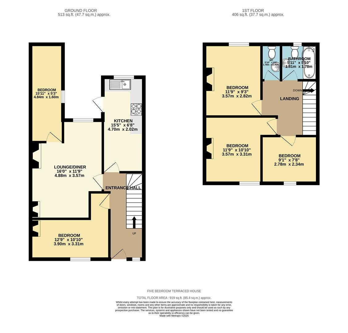26, Cedric Street, Salford floorplan