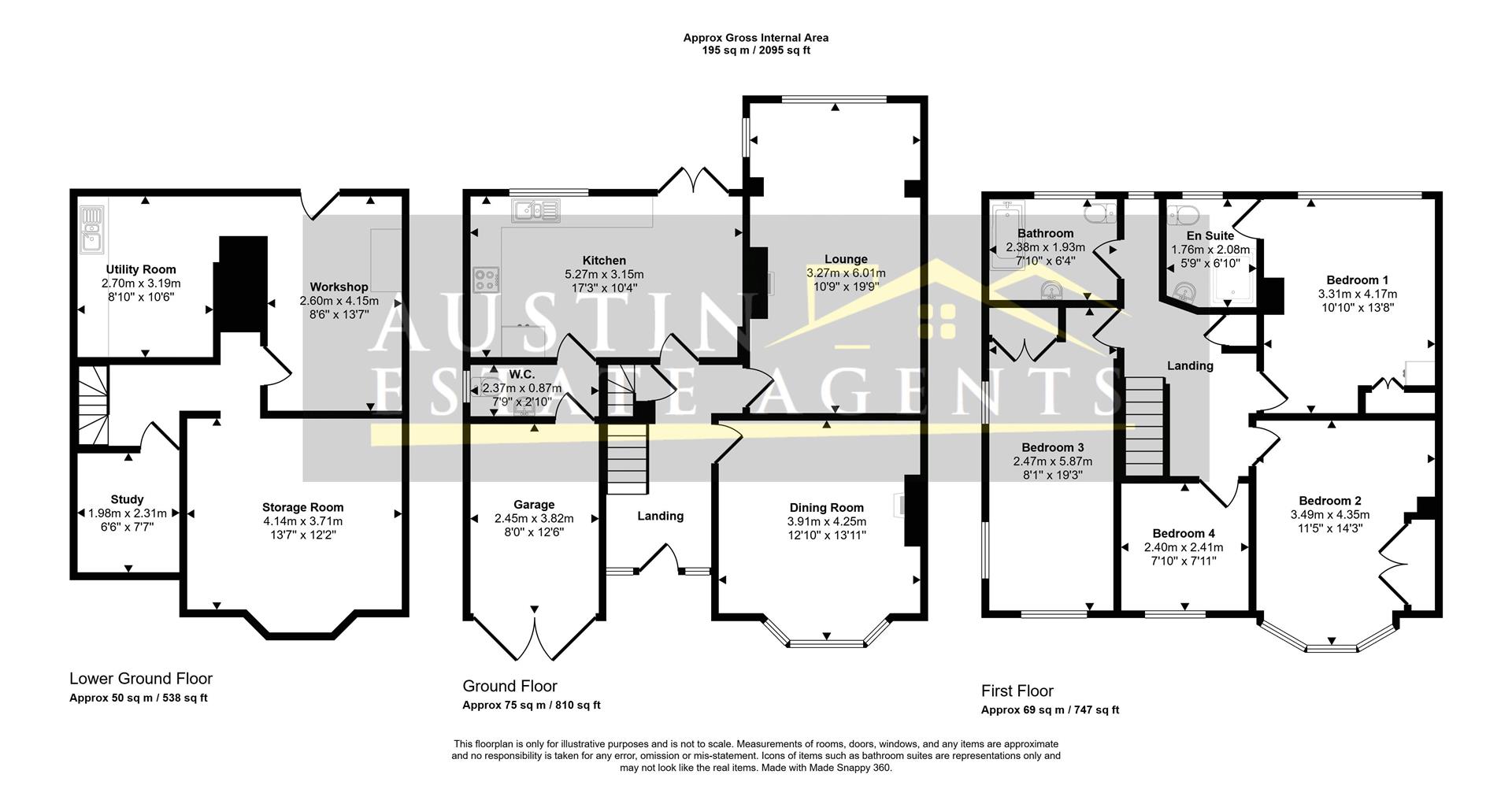 11, Ambleside, Weymouth floorplan