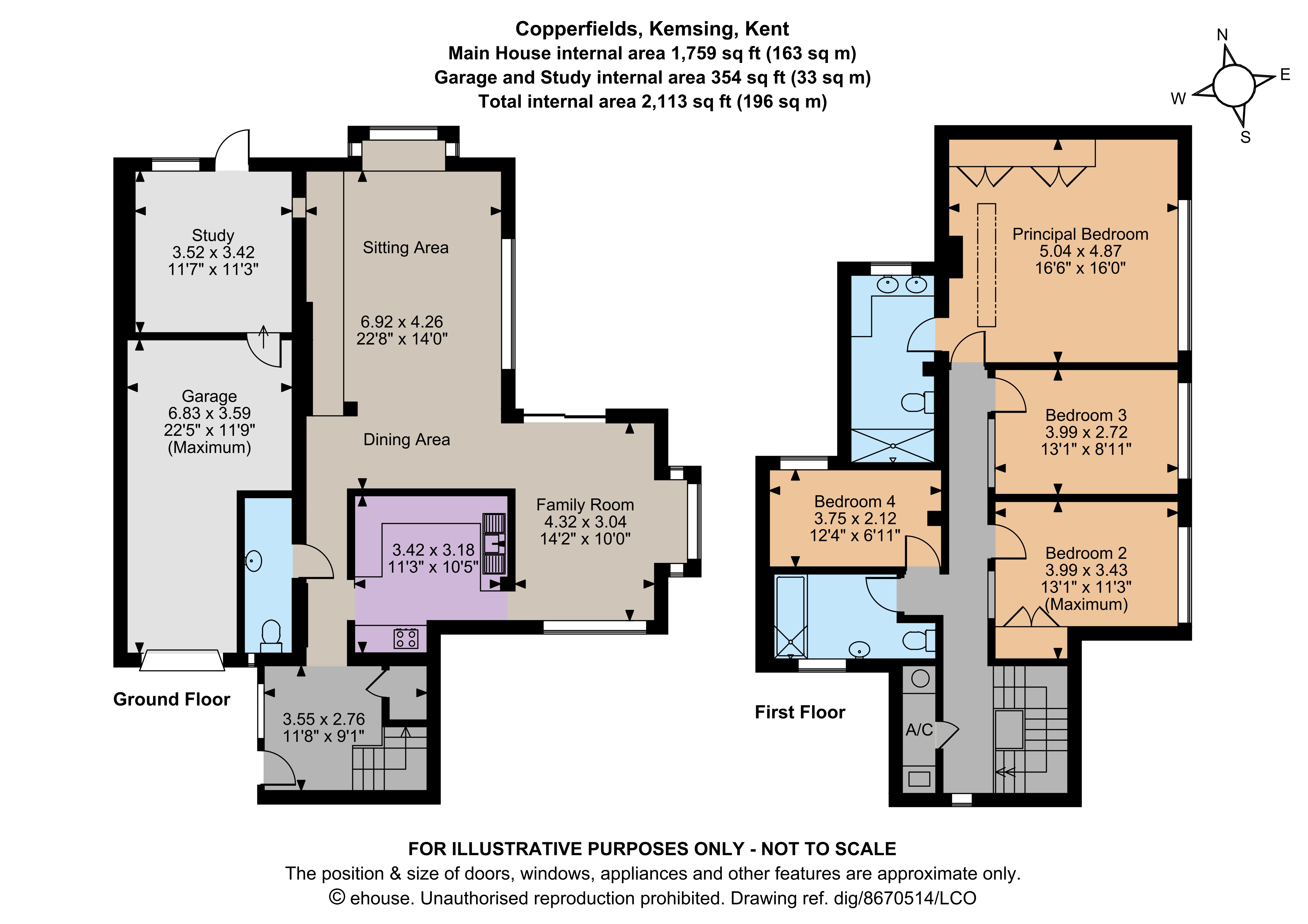 10, Copperfields, Sevenoaks floorplan