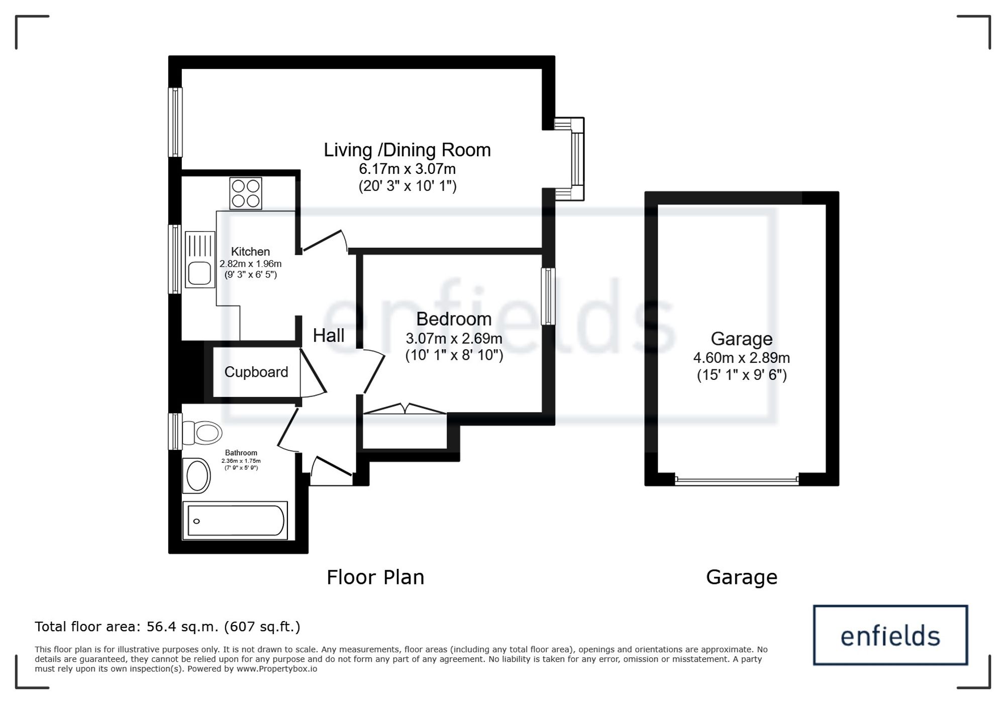 Flat 6, Riverside Court, Southampton floorplan