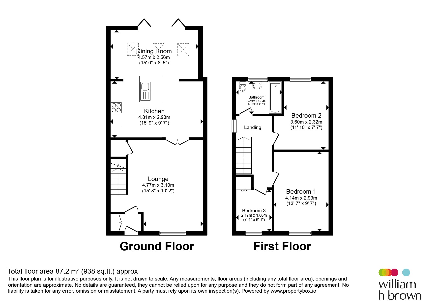 24, Oakwell Close, ROTHERHAM floorplan