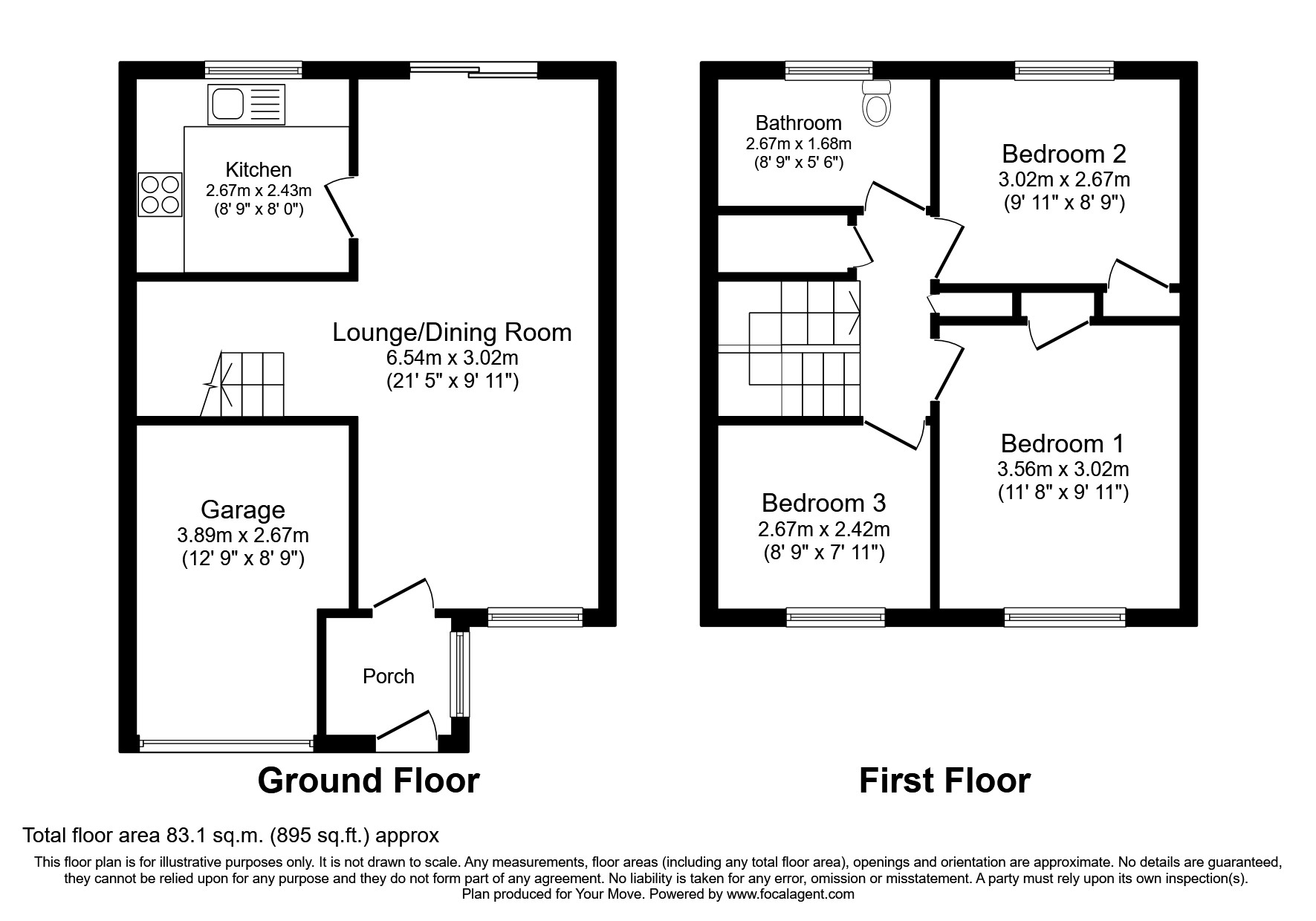 Tregorrick Road, Exhall, Coventry, Warwickshire CV7, 3 bedroom terraced