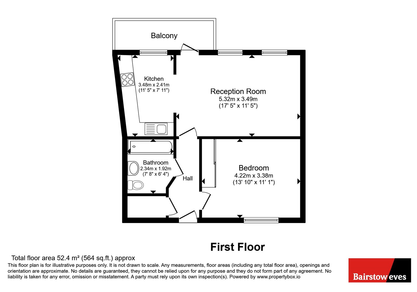 Flat 15, Sudbury Court,, Glandford Way, Romford floorplan