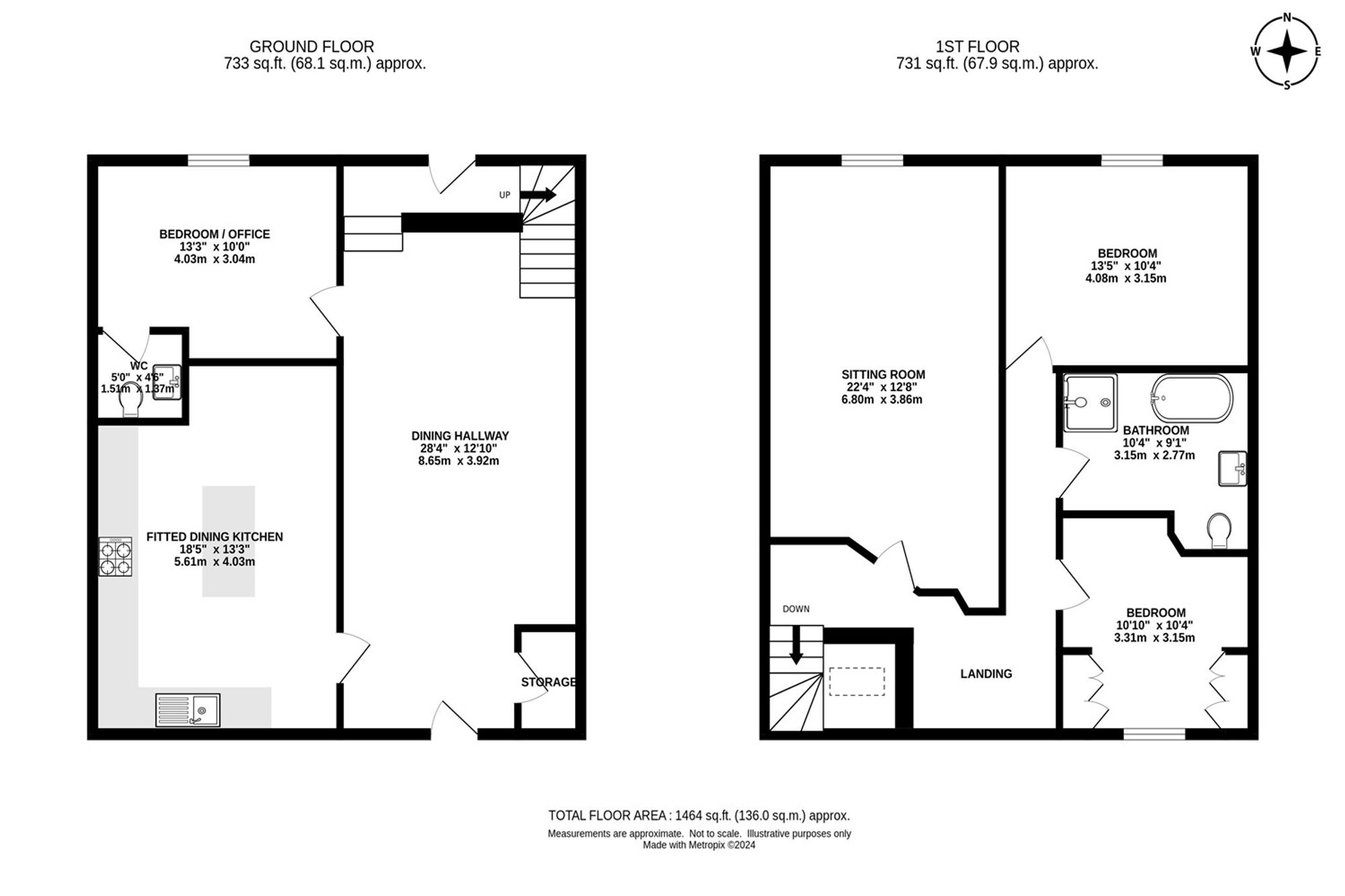 2 The Masons, High Peak floorplan