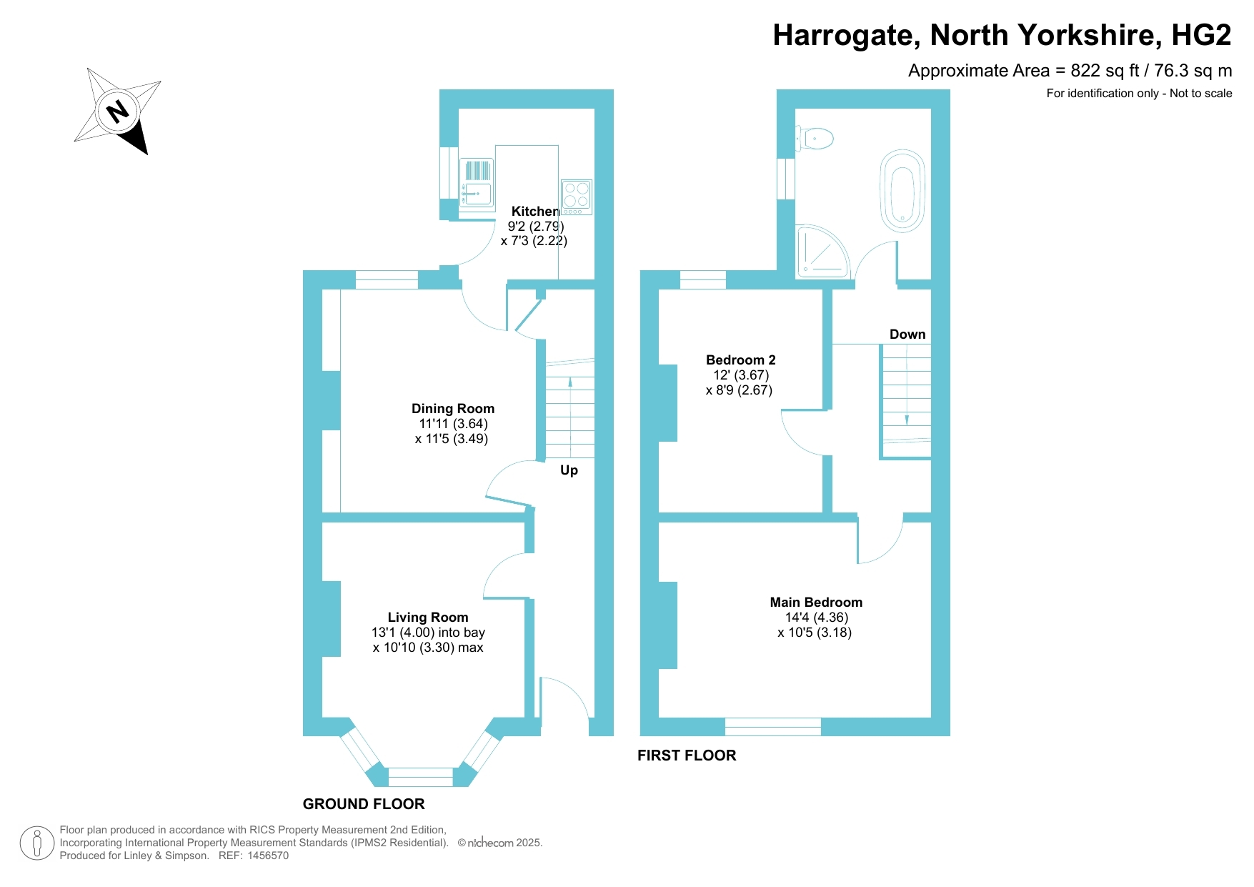 19, Newnham Terrace, North Yorkshire floorplan
