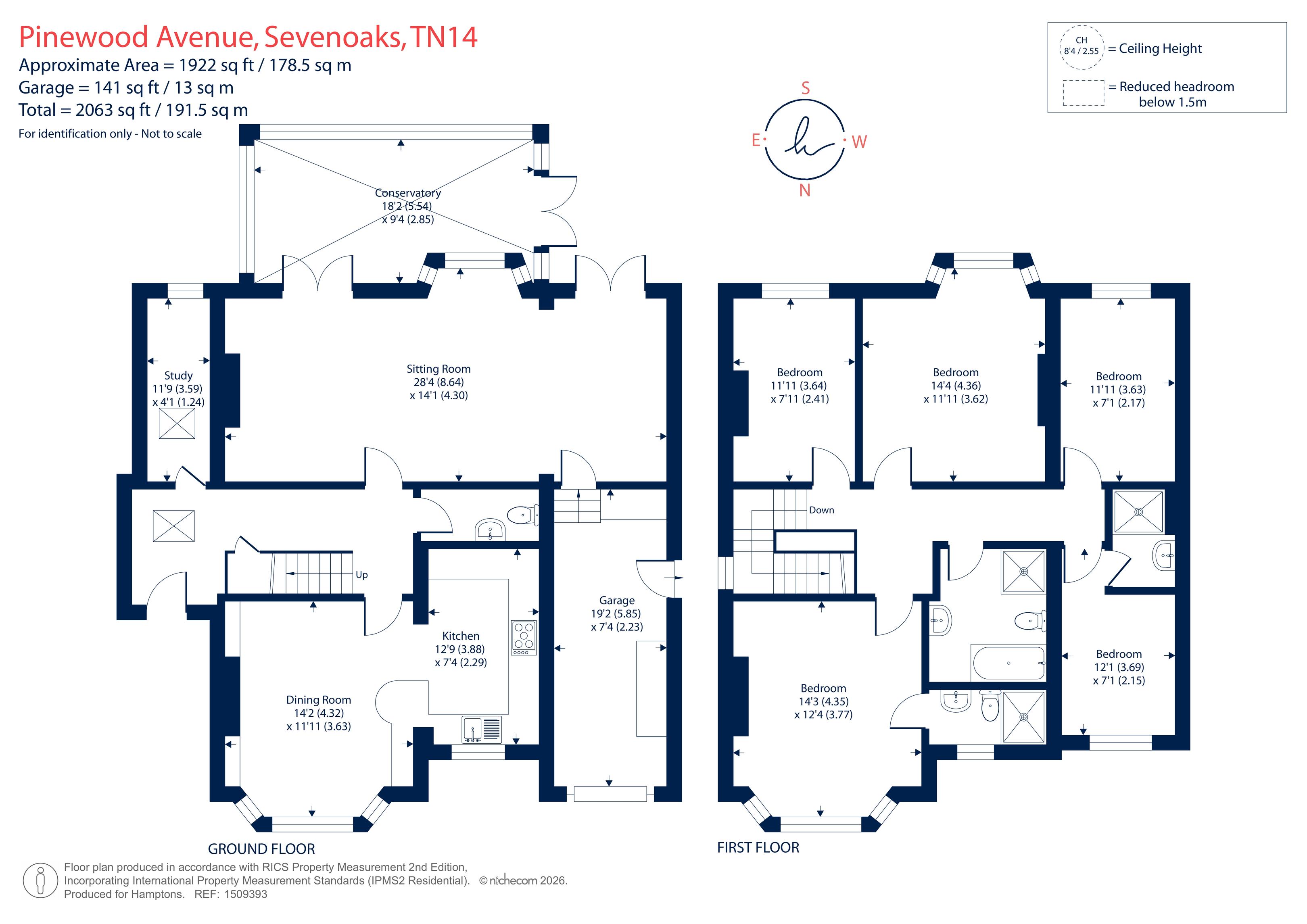 36, Pinewood Avenue, Sevenoaks floorplan