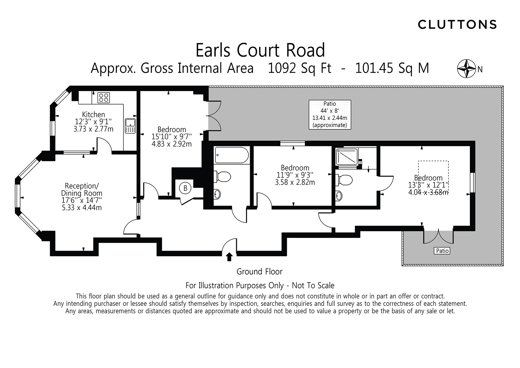 3 Bedrooms Flat to rent in Earls Court Road, London SW5