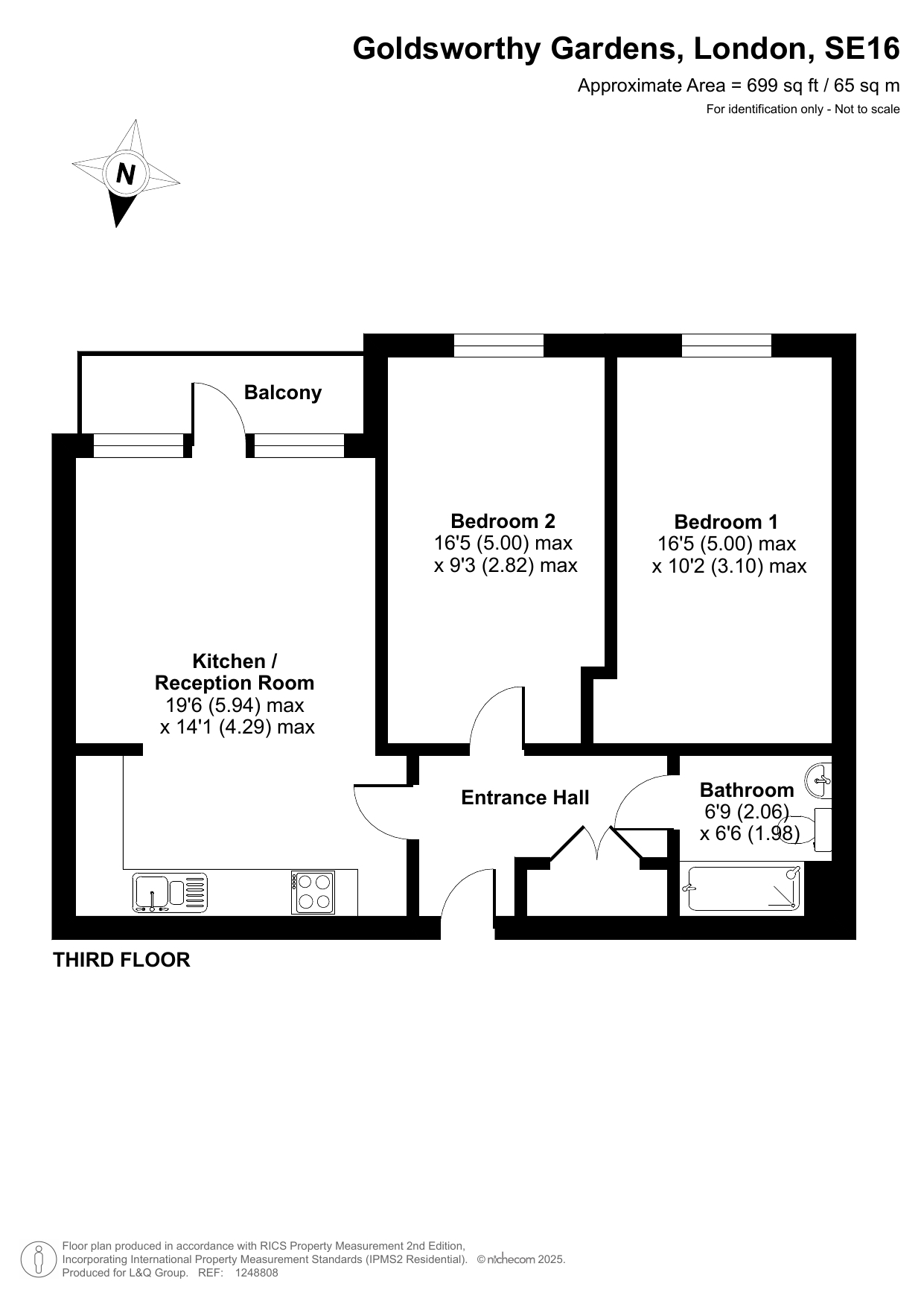 Goldsworthy Gardens, London floorplan