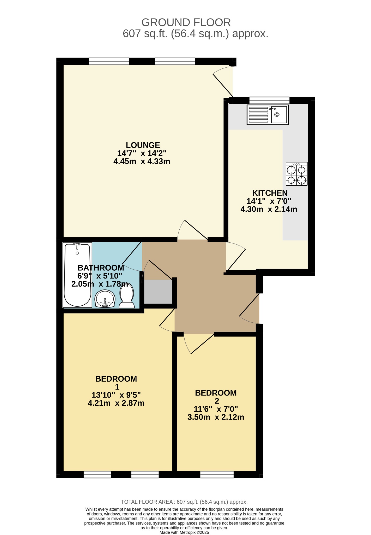 11, Mary Court, Chatham floorplan