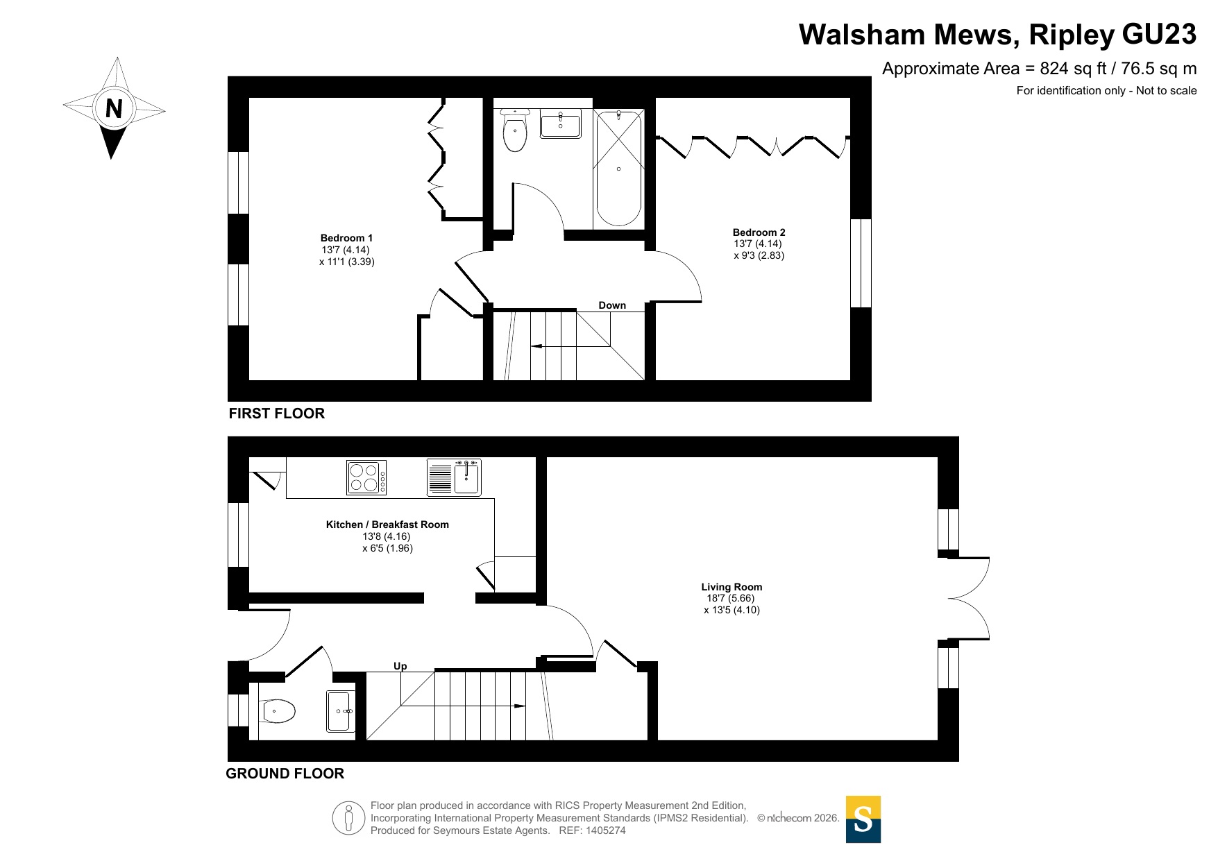 2, Walsham Mews, Surrey floorplan