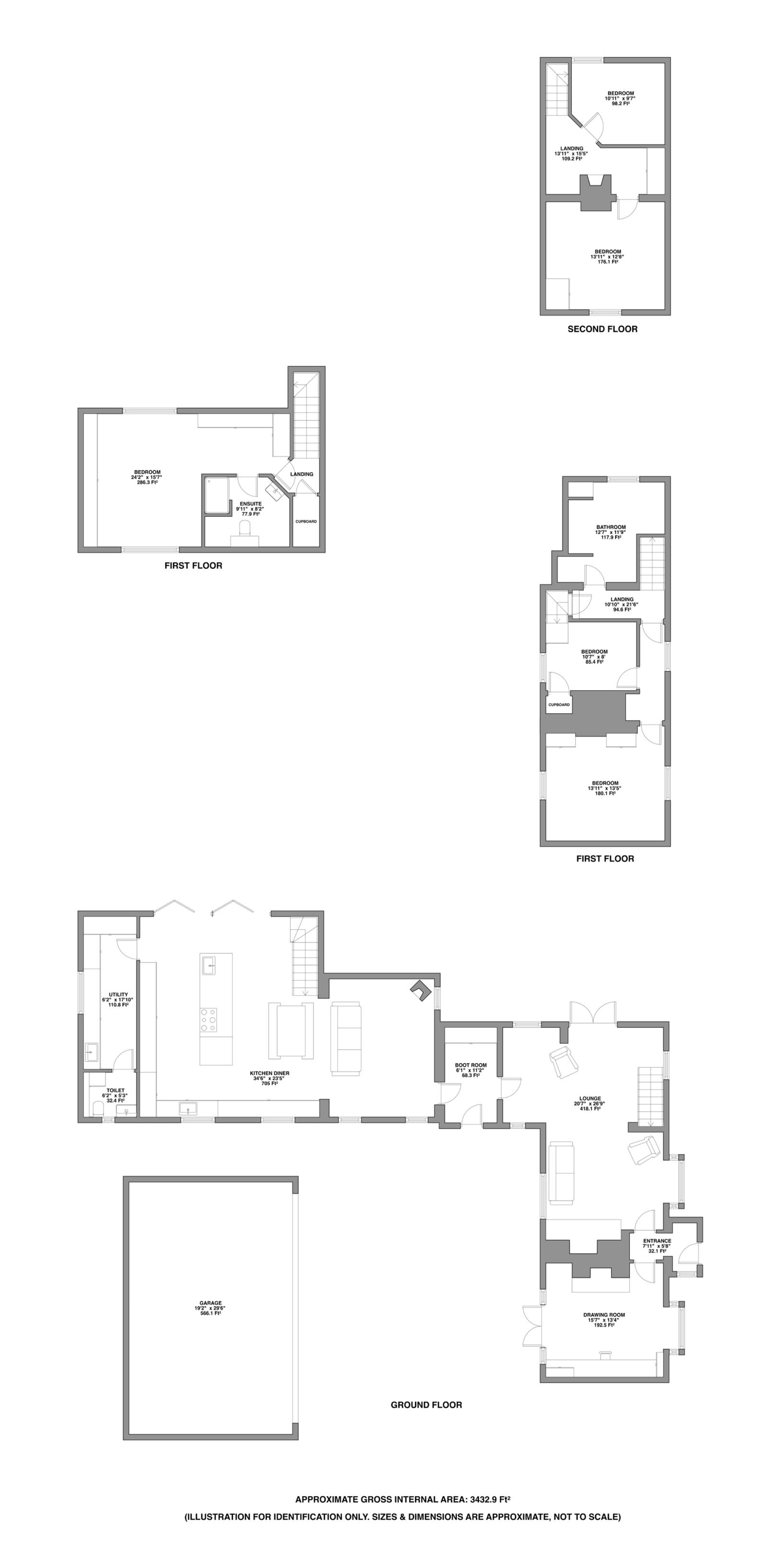 Firs Farm House, Rugeley floorplan