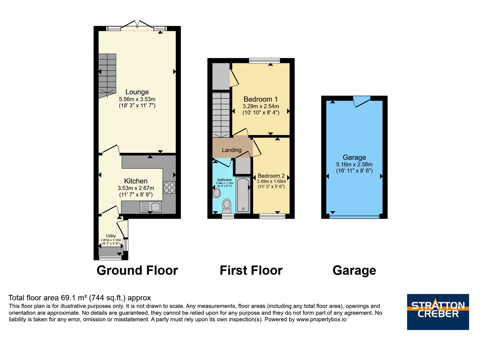 18, Wesley Close, St. Austell floorplan