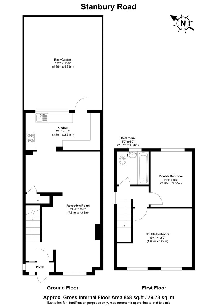 77, Stanbury Road, Peckham Rye floorplan