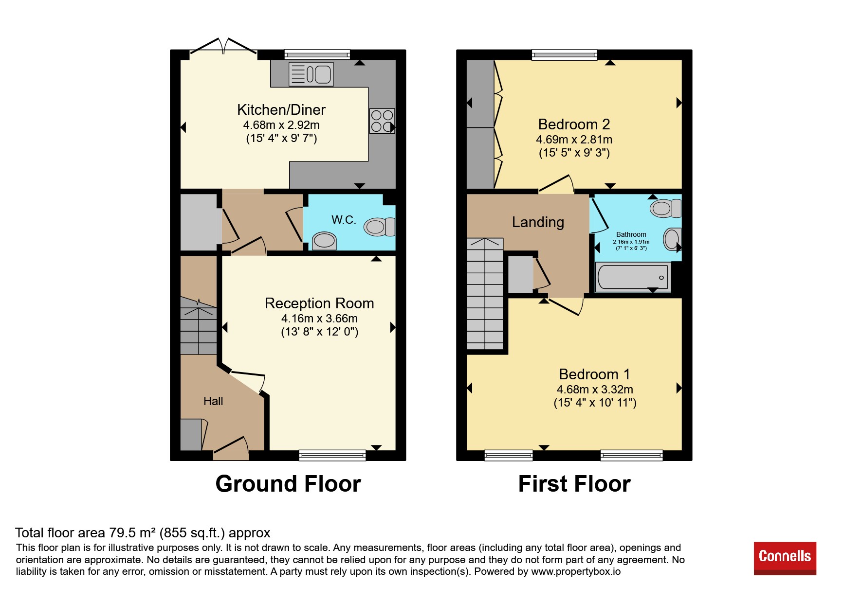 79, Butlers Way, East Grinstead floorplan