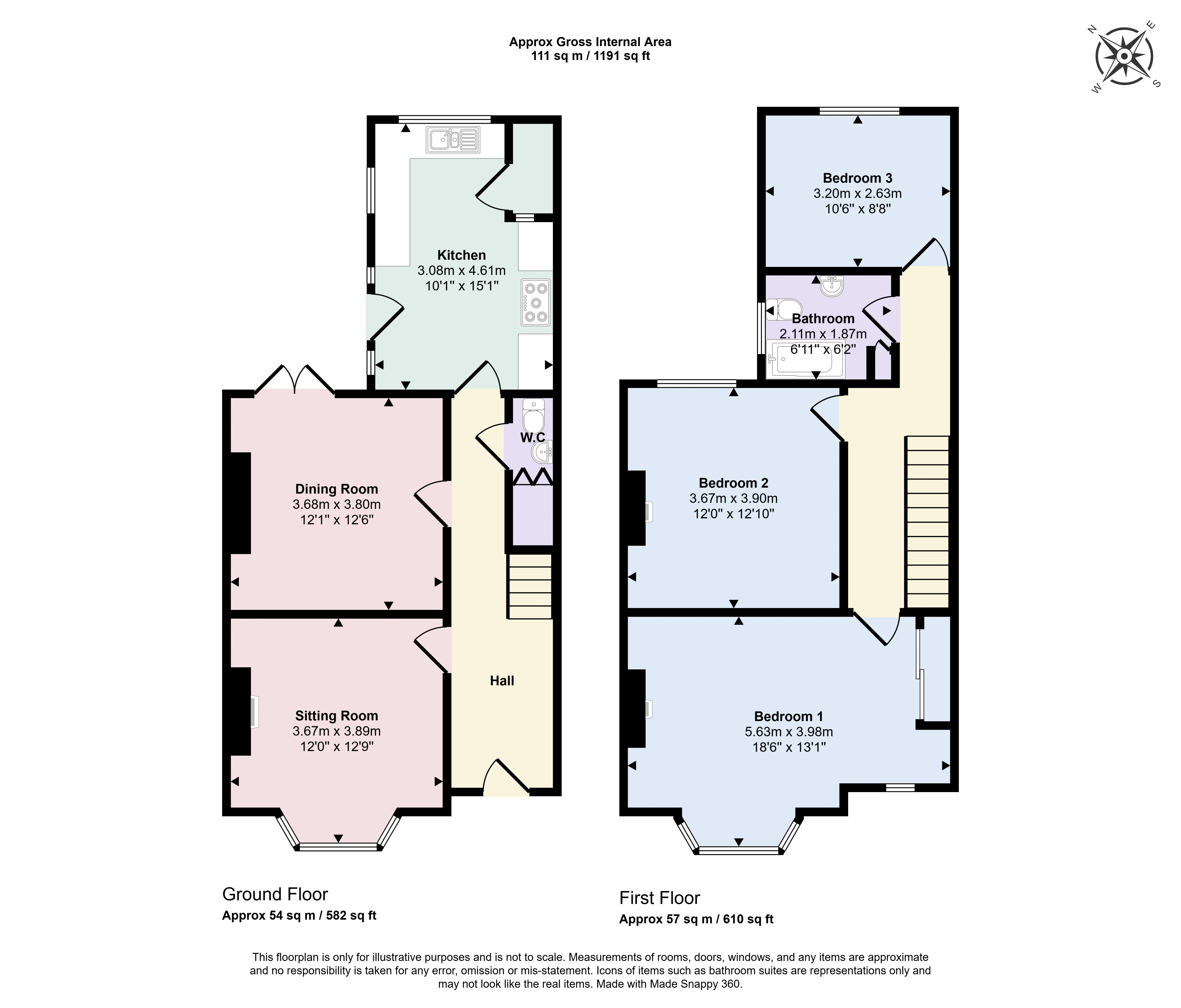 Wallace Road, Bath floorplan