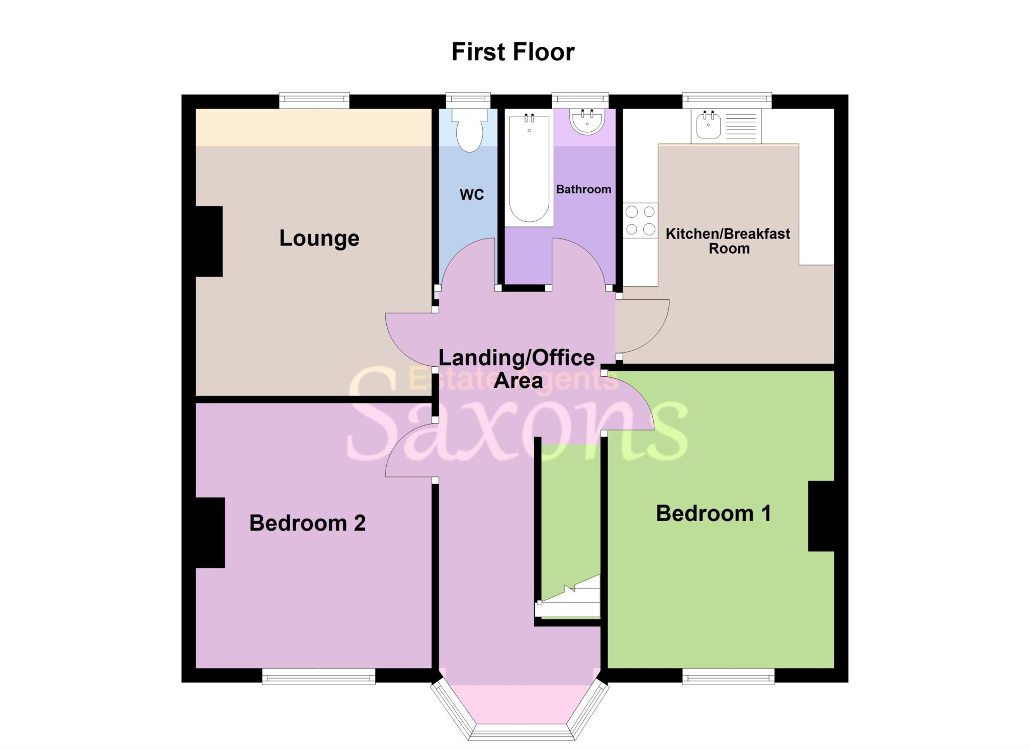 First Floor Flat, Quantock Road, Weston-super-Mare floorplan