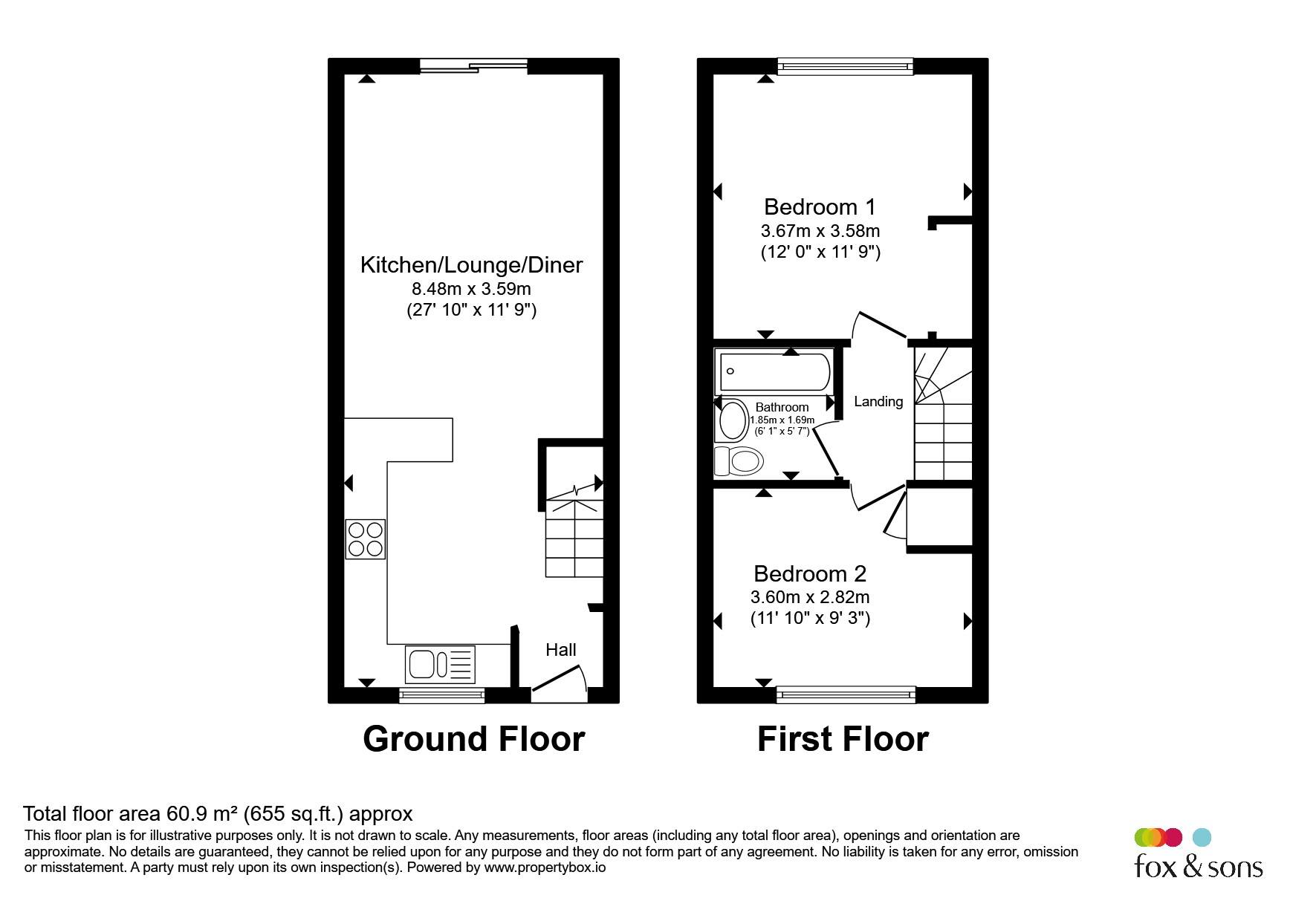 39, Ivy Dene, Southampton floorplan
