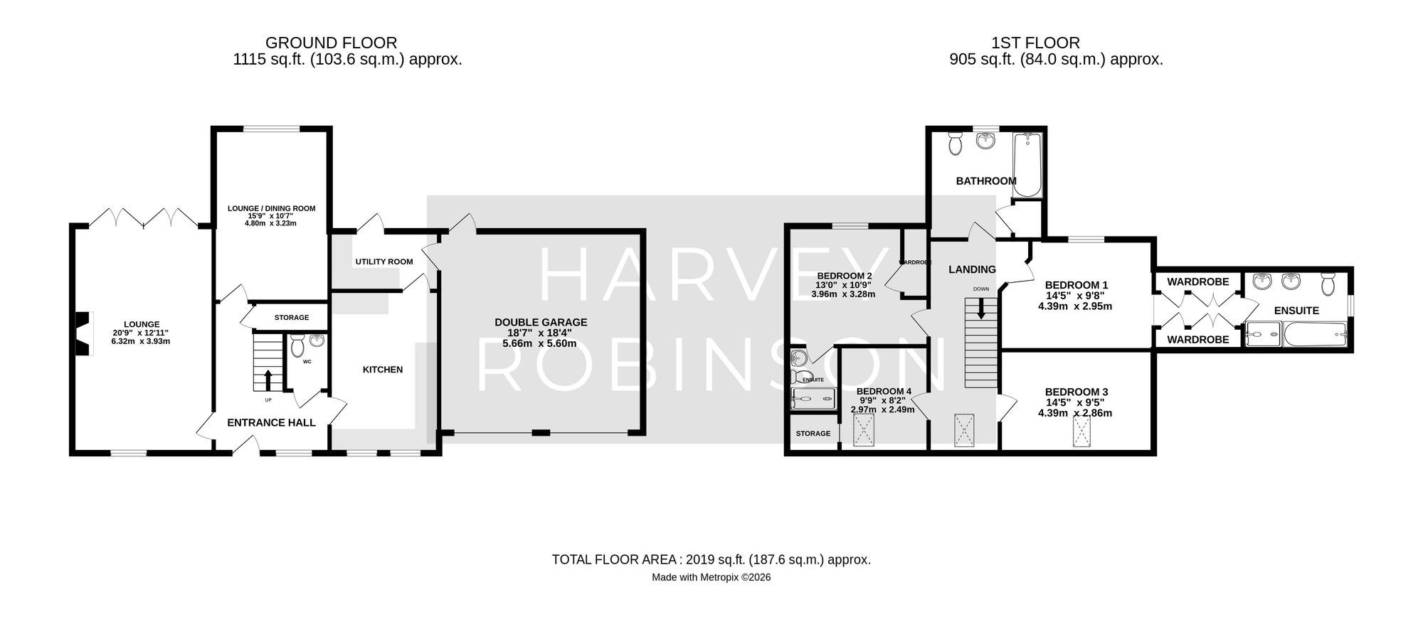 7 Whitwell Court, St. Neots floorplan