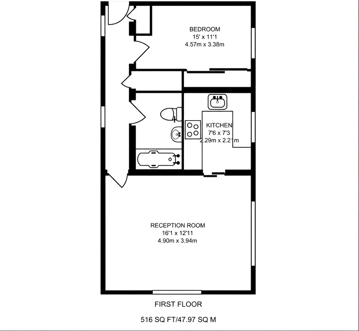 Warren Road, Guildford floorplan