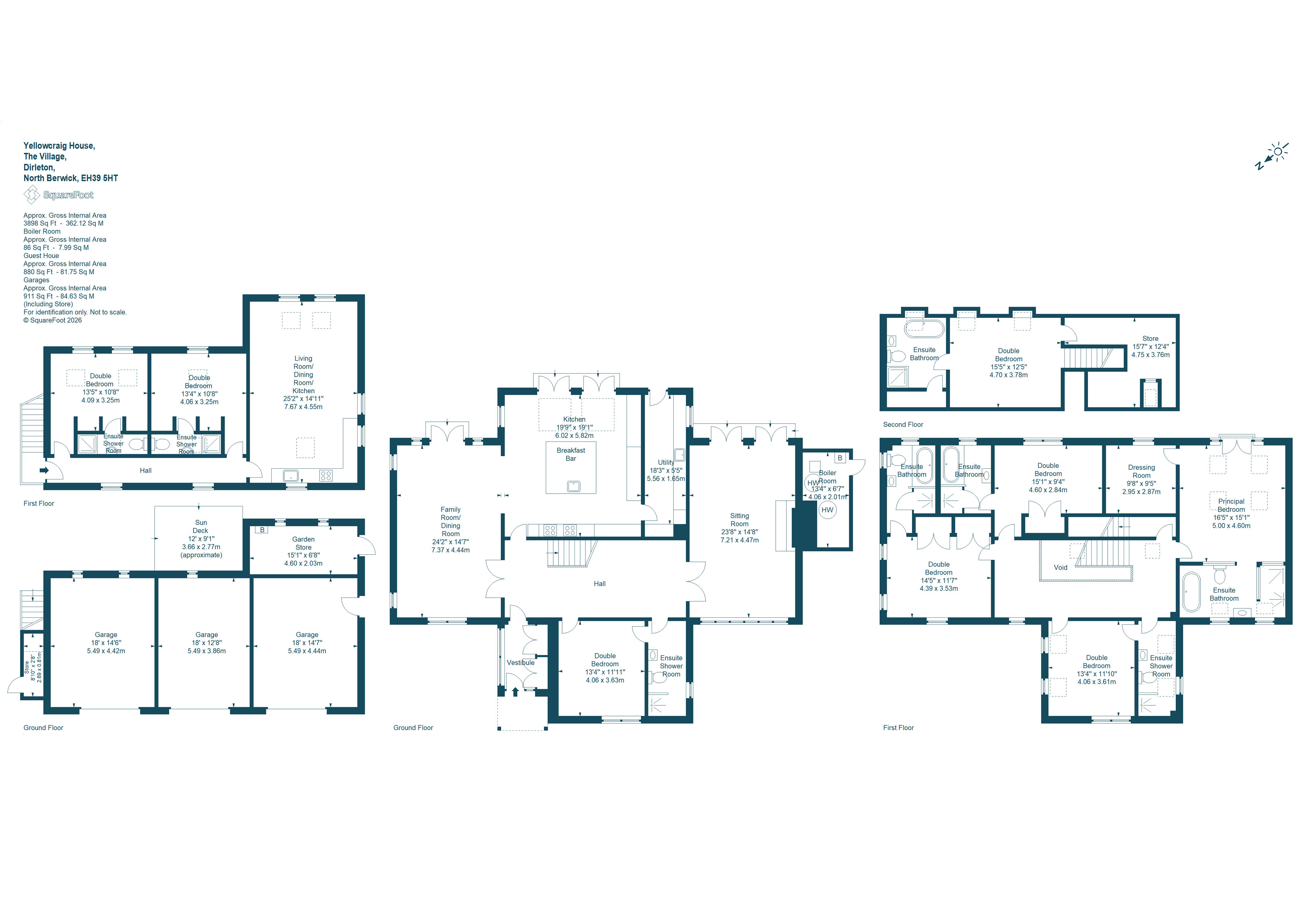Archerfield, Dirleton floorplan