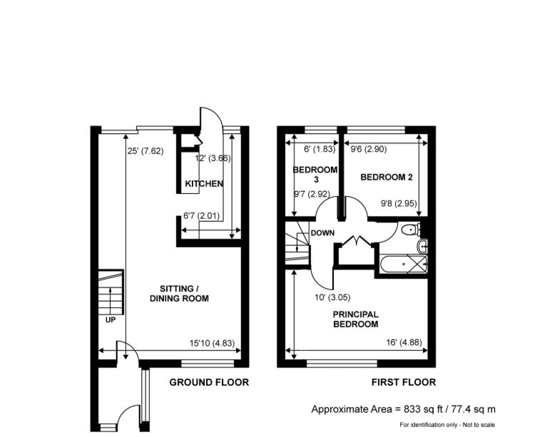 55, Weymede, Byfleet floorplan