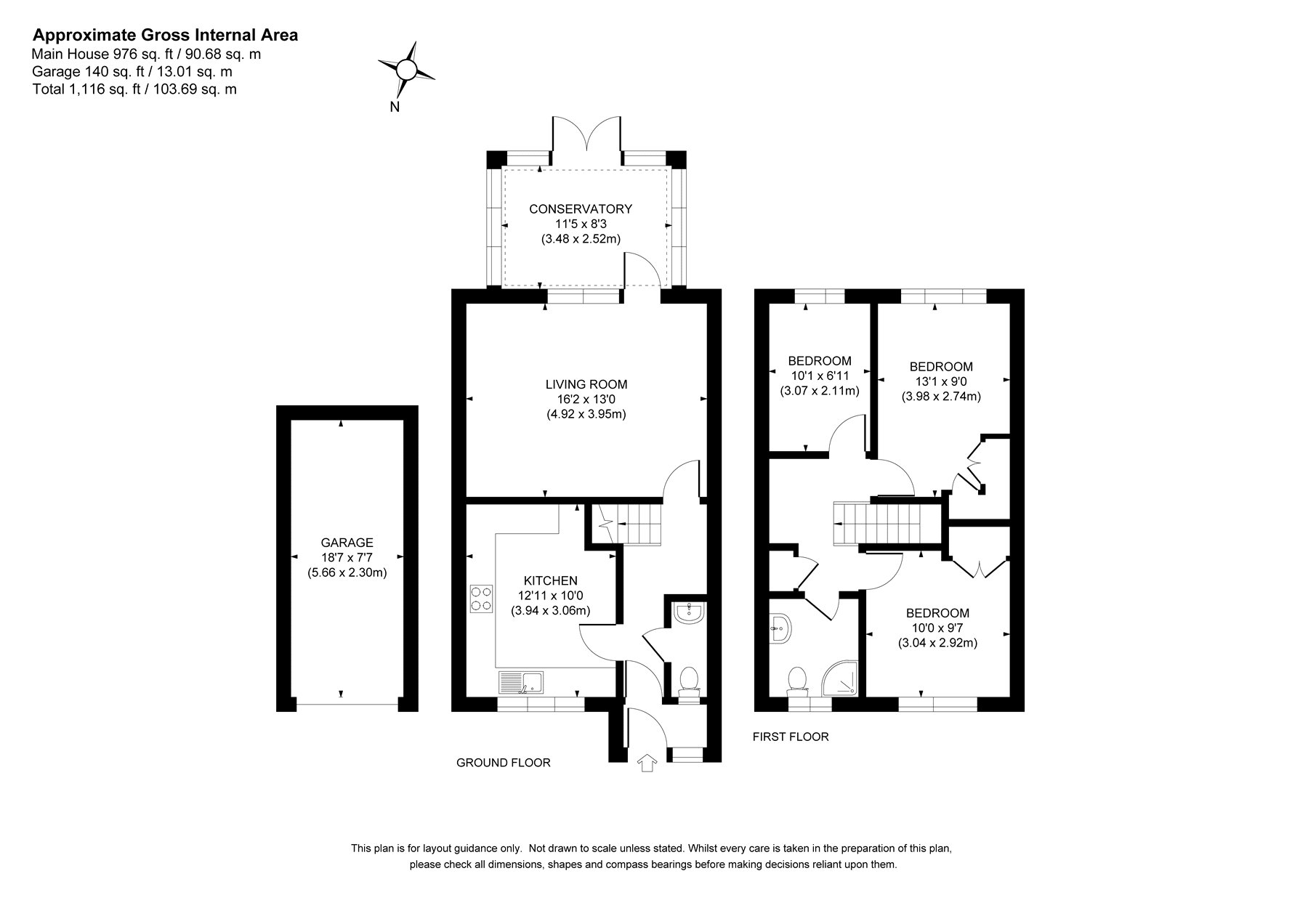 8, Powderham Court, Woking floorplan