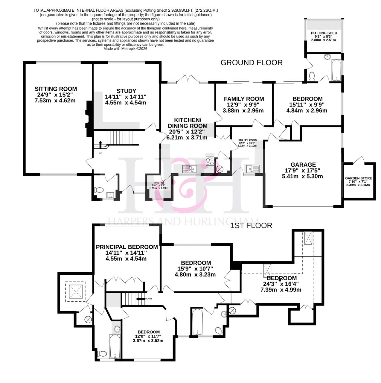 Highfield House, Rolvenden Road, Benenden floorplan